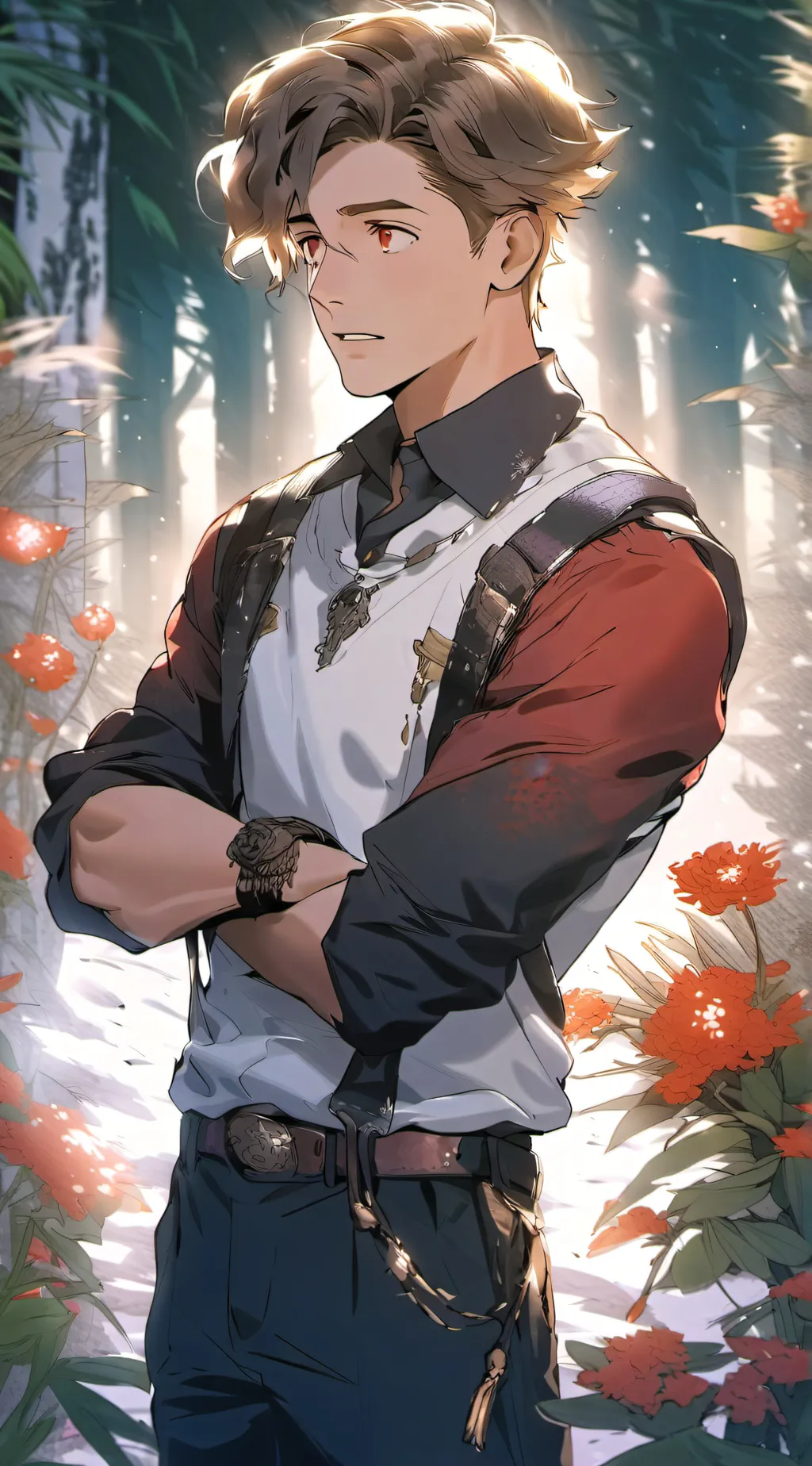 ai character: Jackson~❤️ background