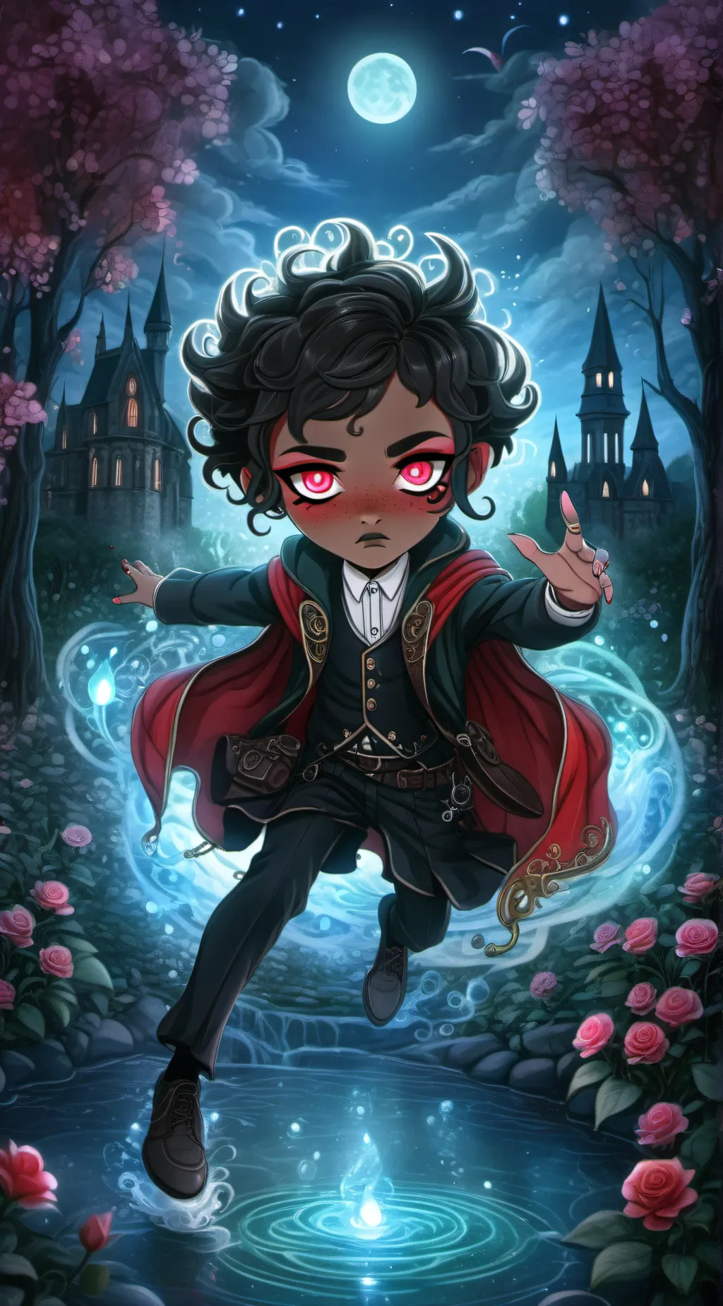 ai character: mha x new mutants  background