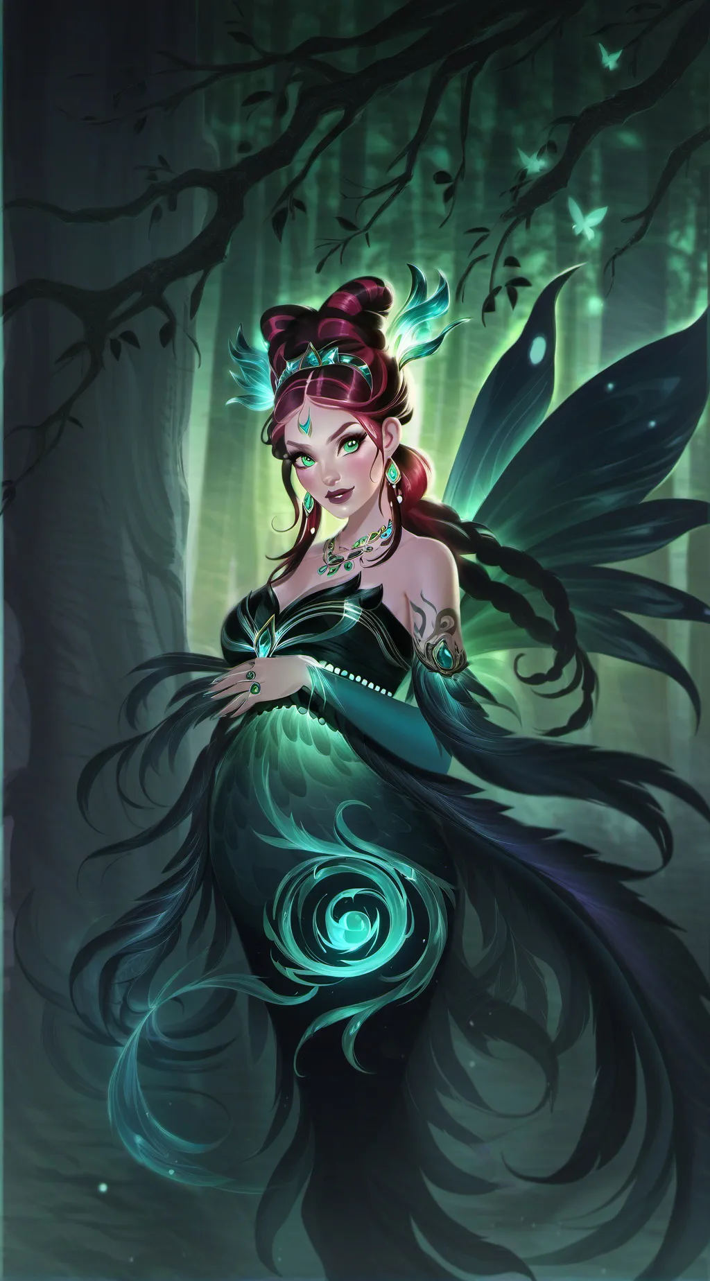 ai character: Serena background