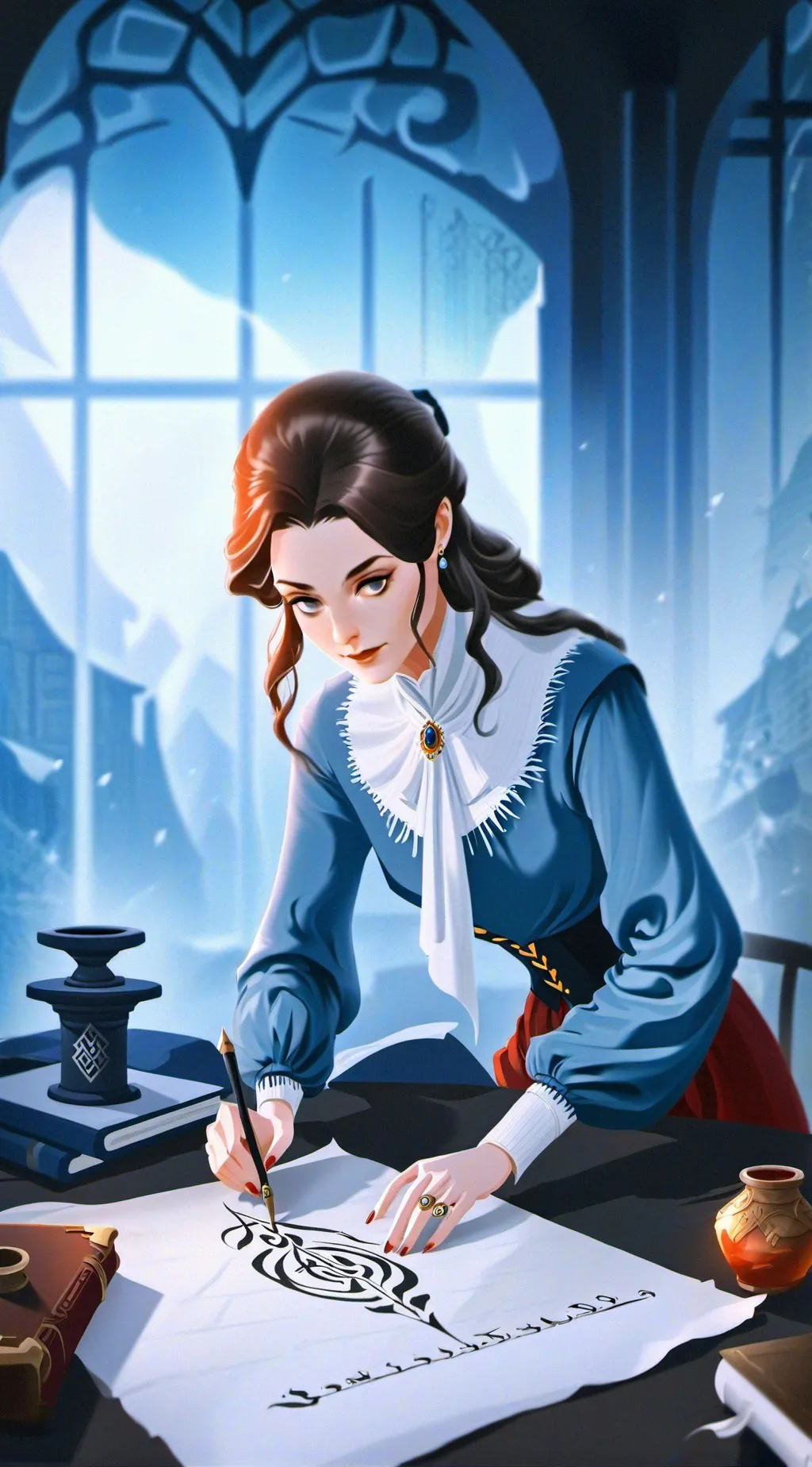 ai character: hh background