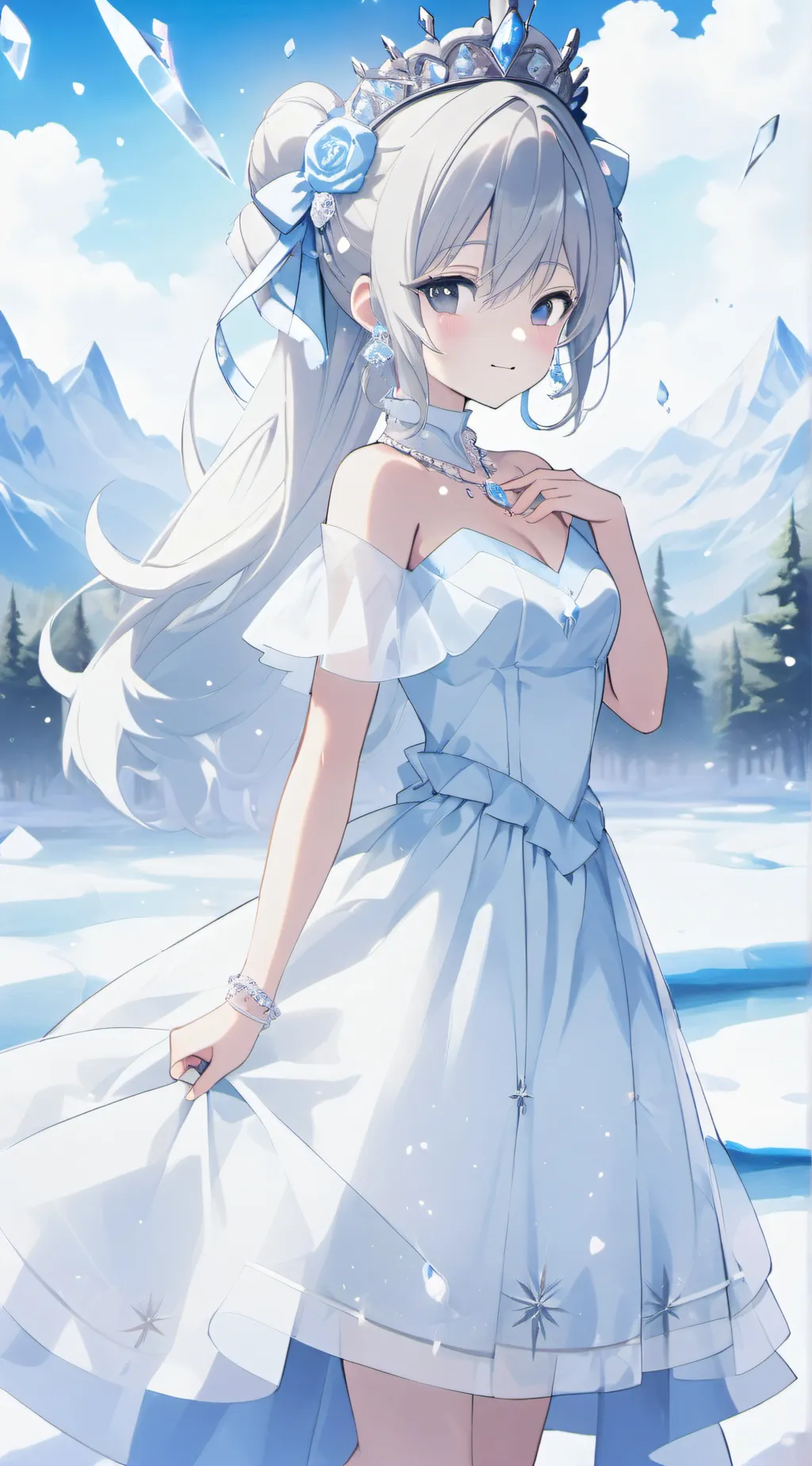 ai character: Princess Crystal  background
