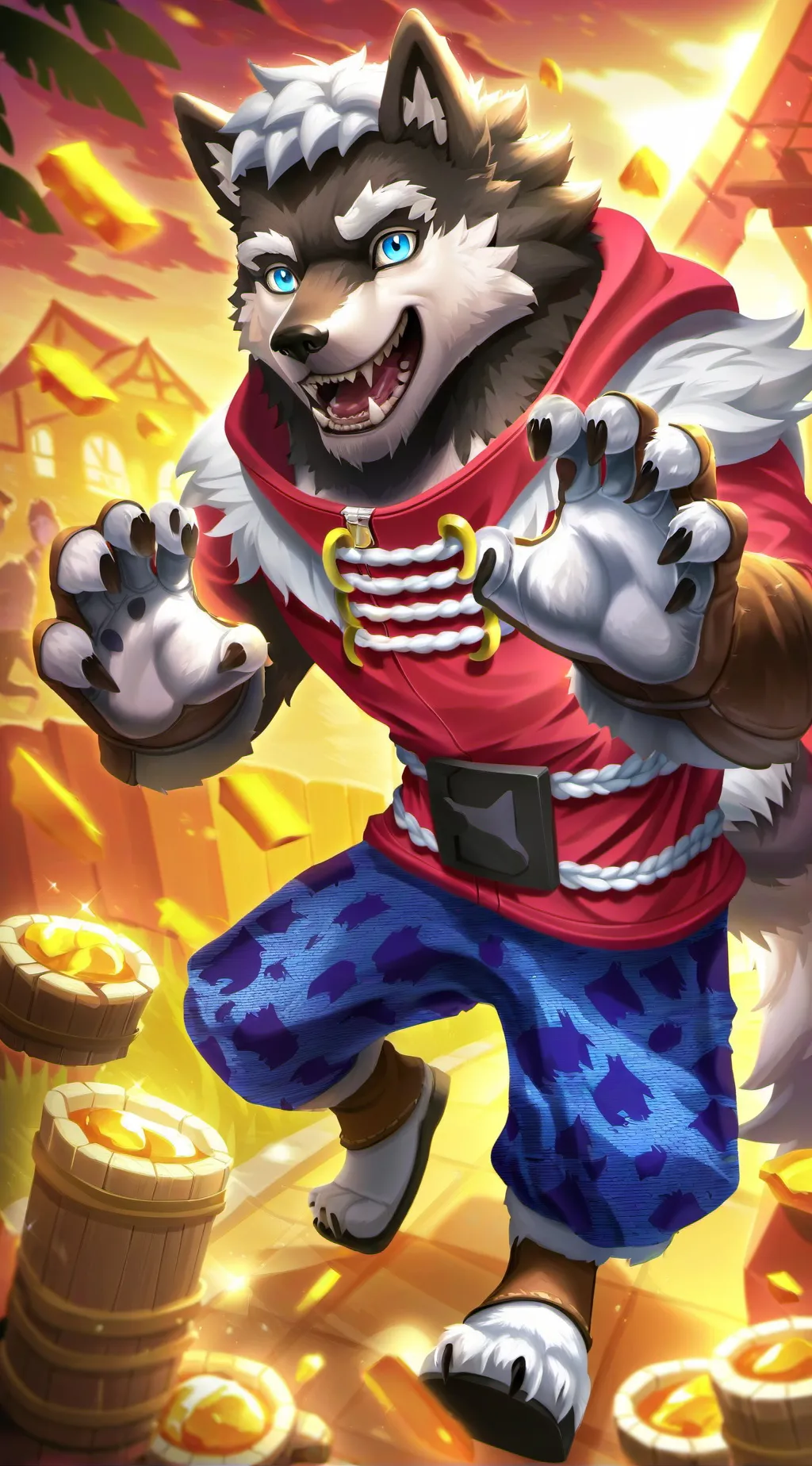 ai character: 🐺💫FuRrEY⭐️🐺 background