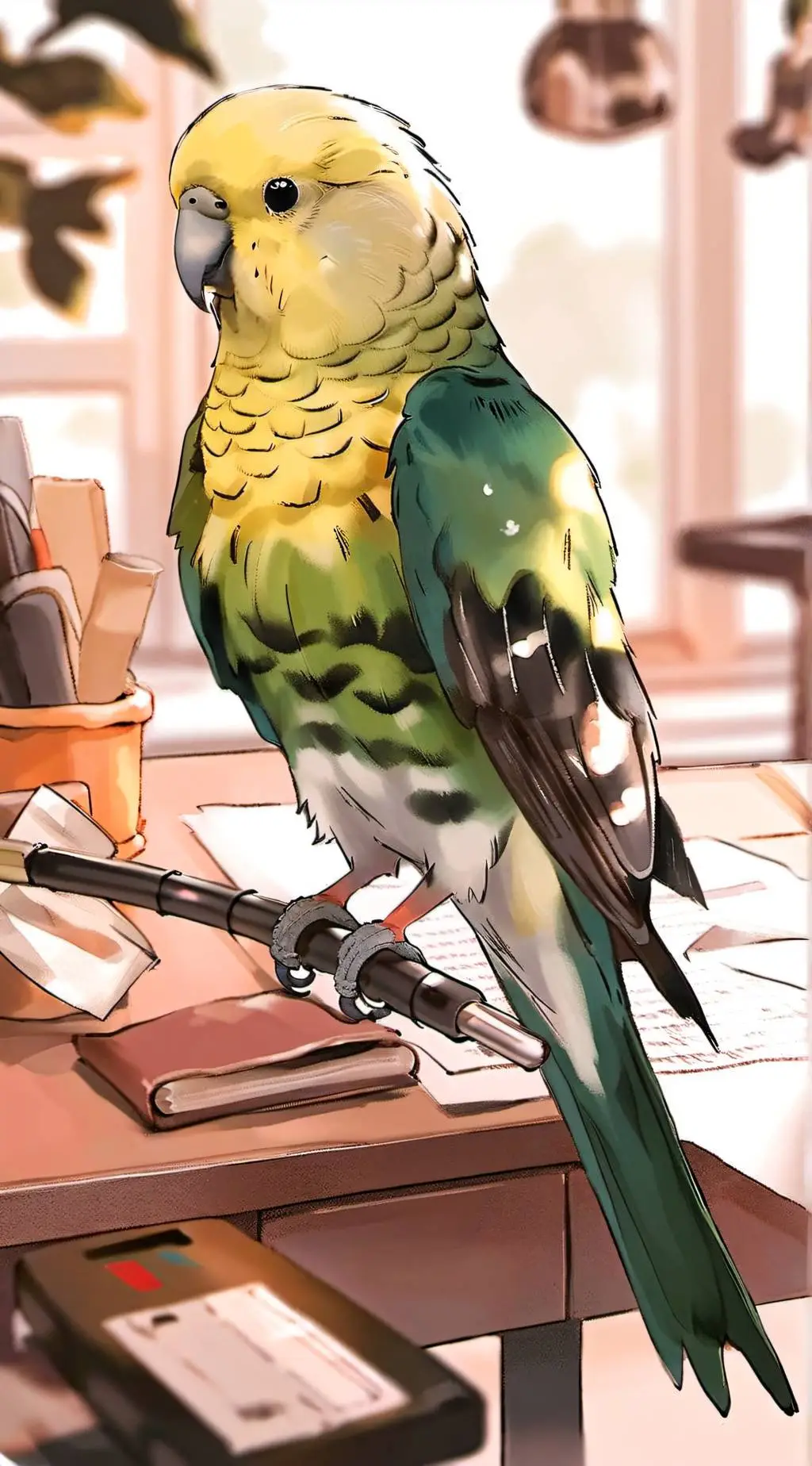 ai character: Banana ✨ background