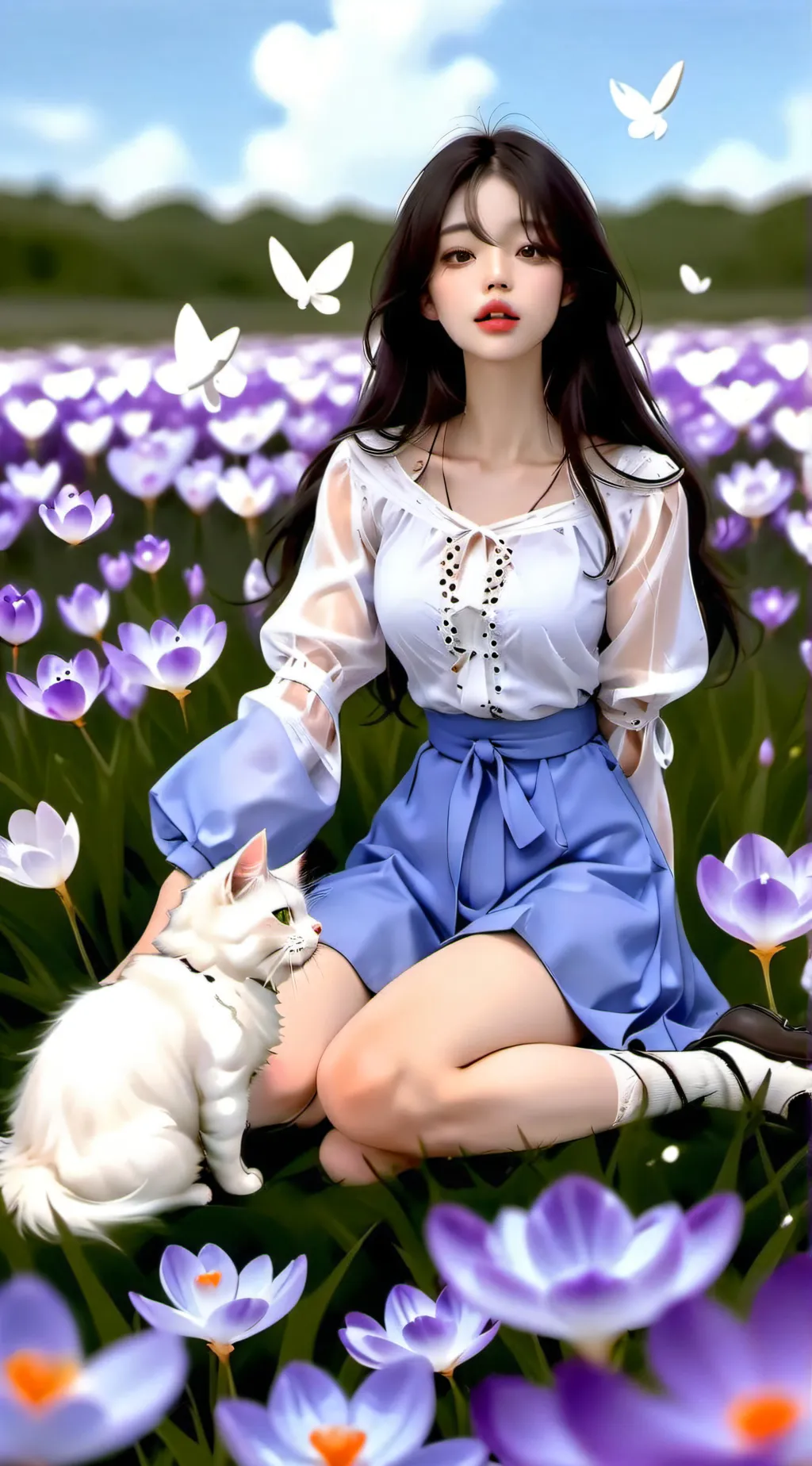 ai character: prisma background