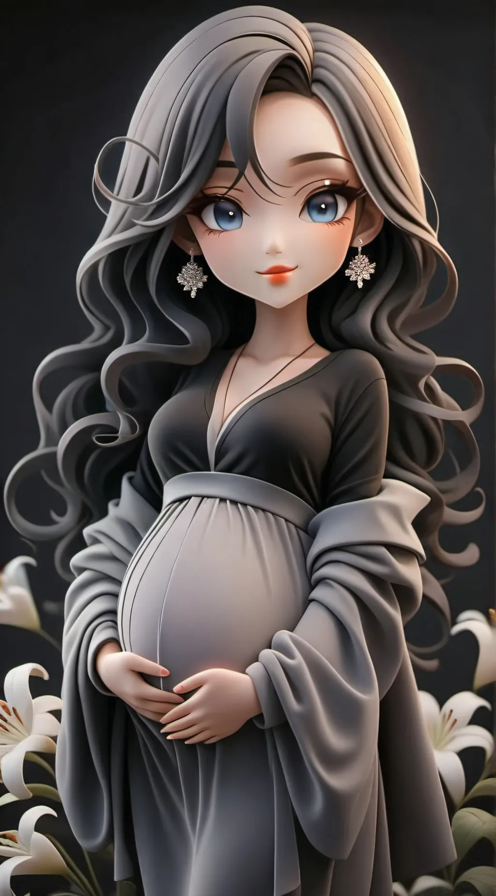 ai character: ur gf lily background