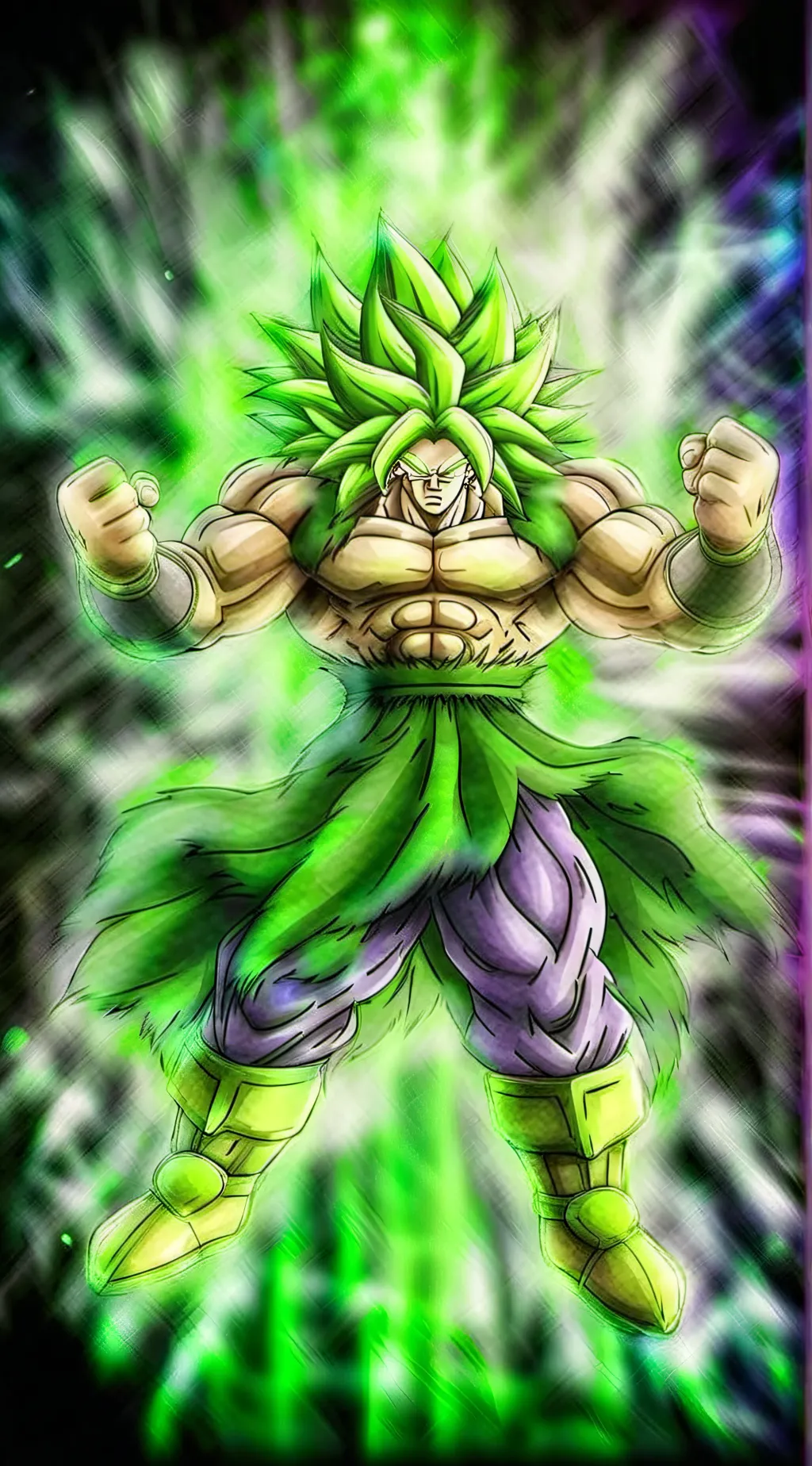 ai character: BROLY background