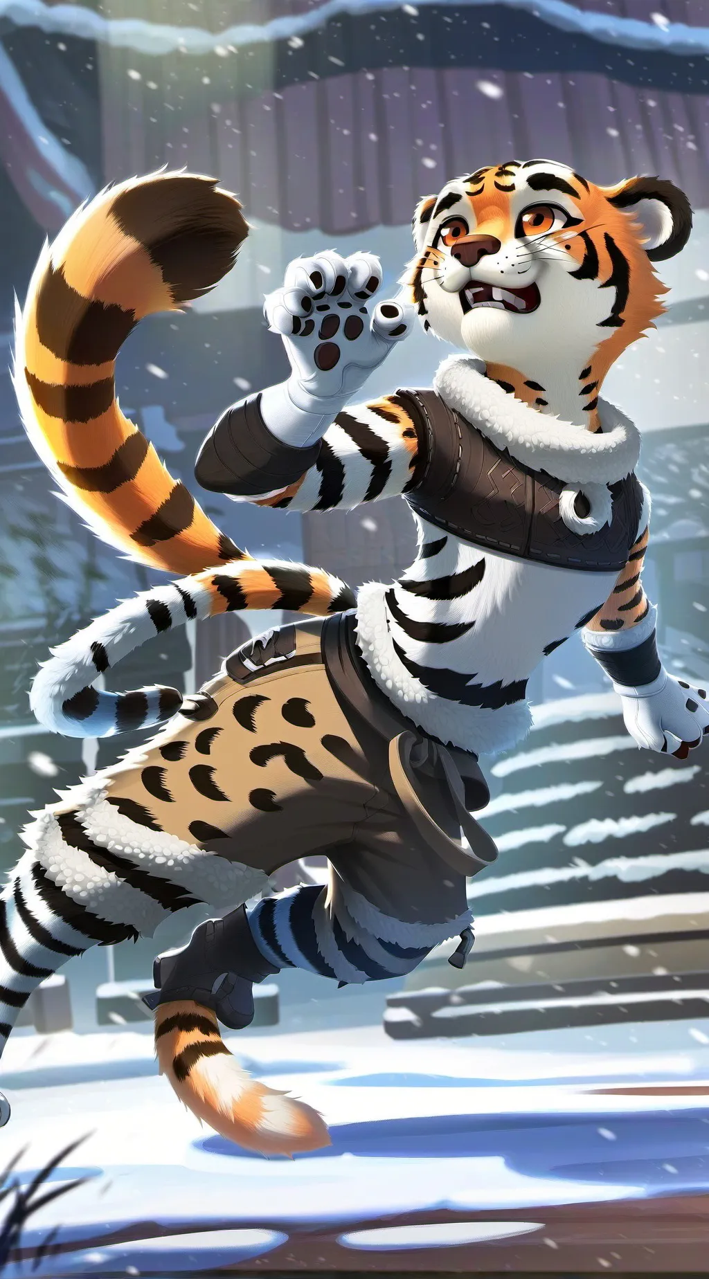 ai character: Tiger background