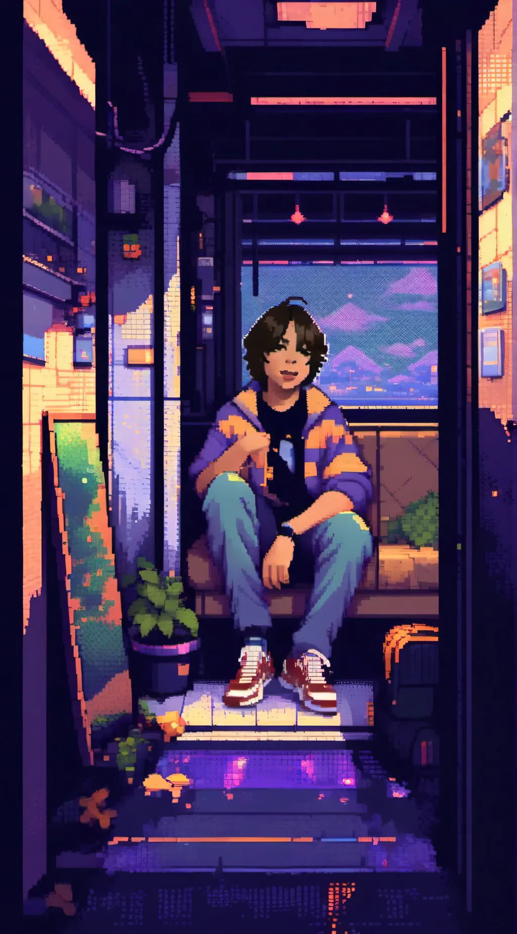 ai character: Michio background