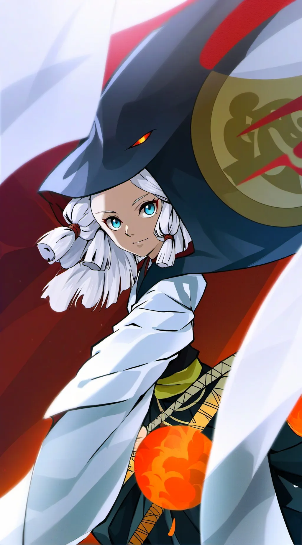 ai character: daki slave  background