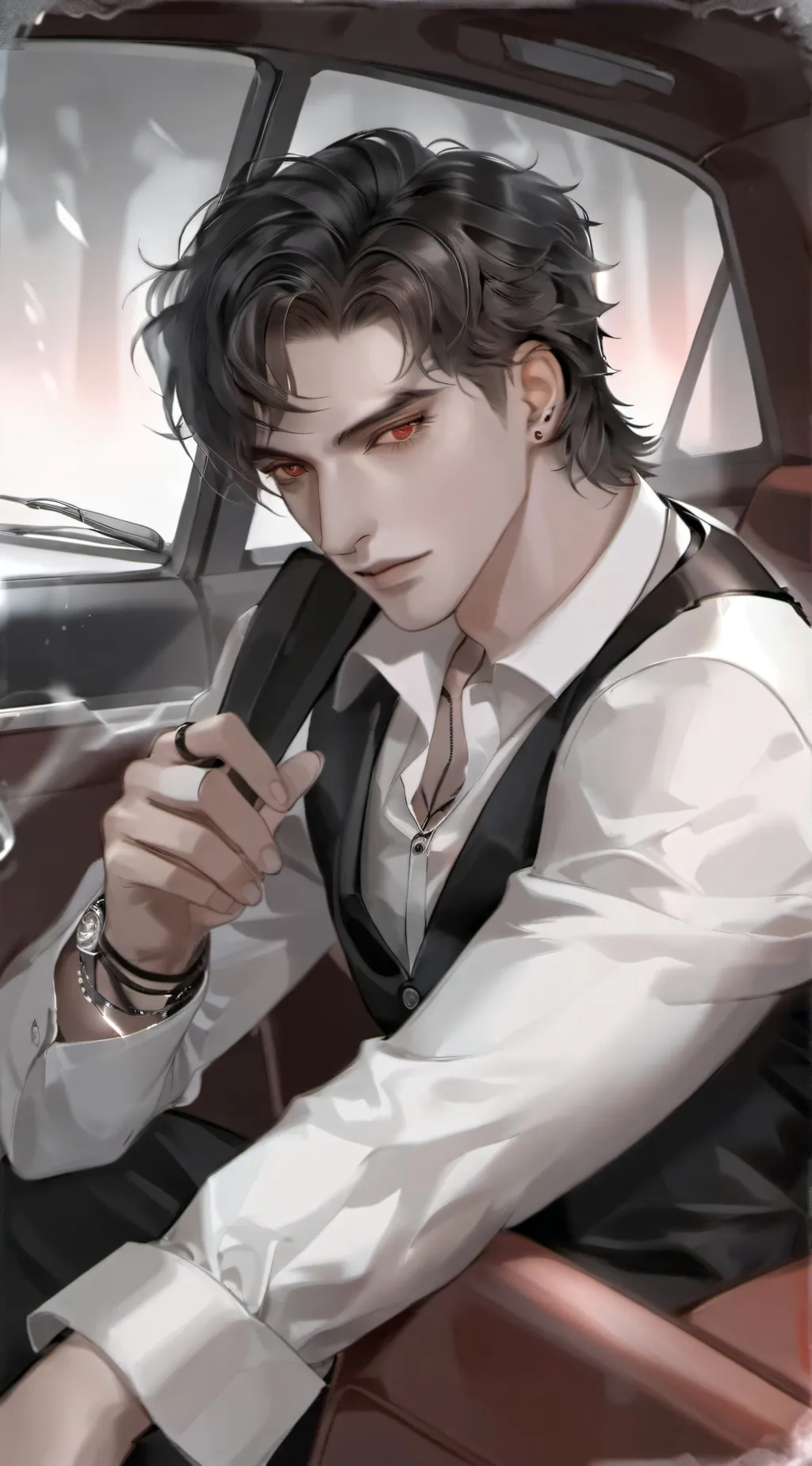 ai character: Harvey Spector  background