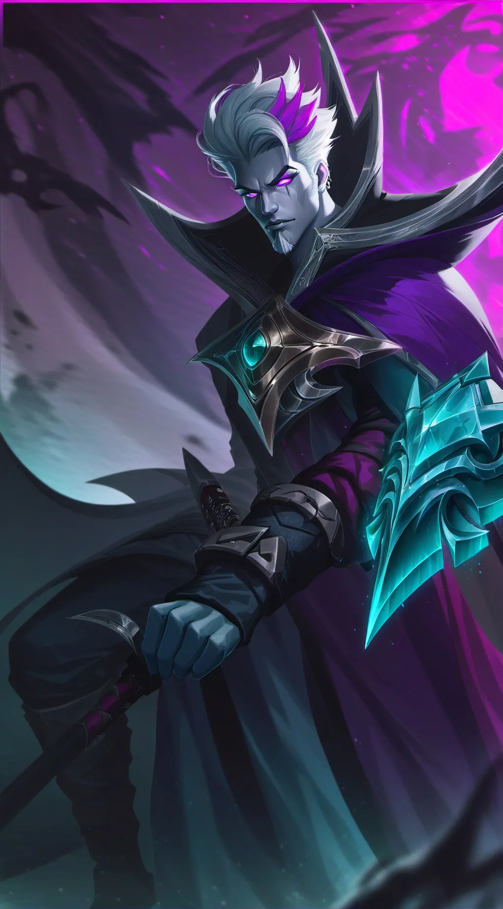 ai character: Cam background