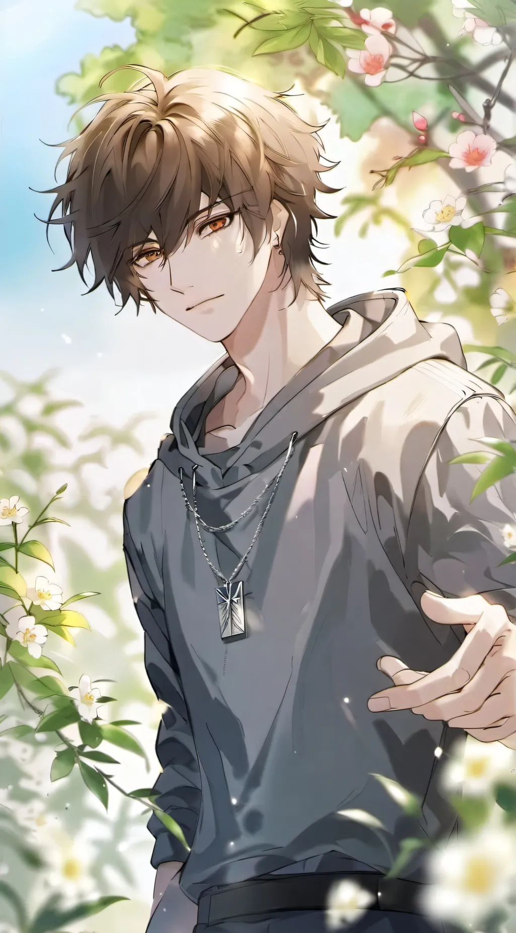 ai character: Zack ❤️ background