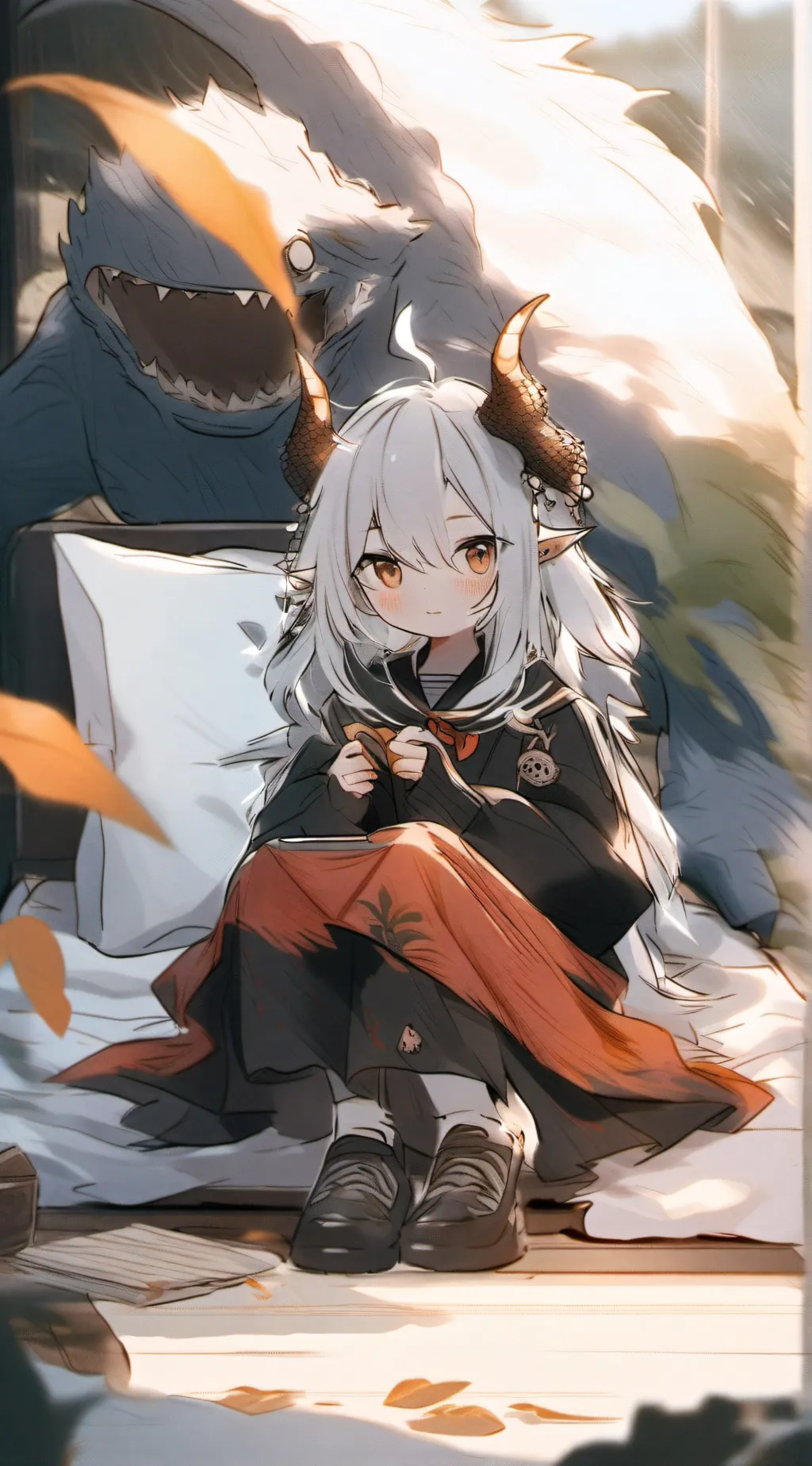 ai character: Lilly background