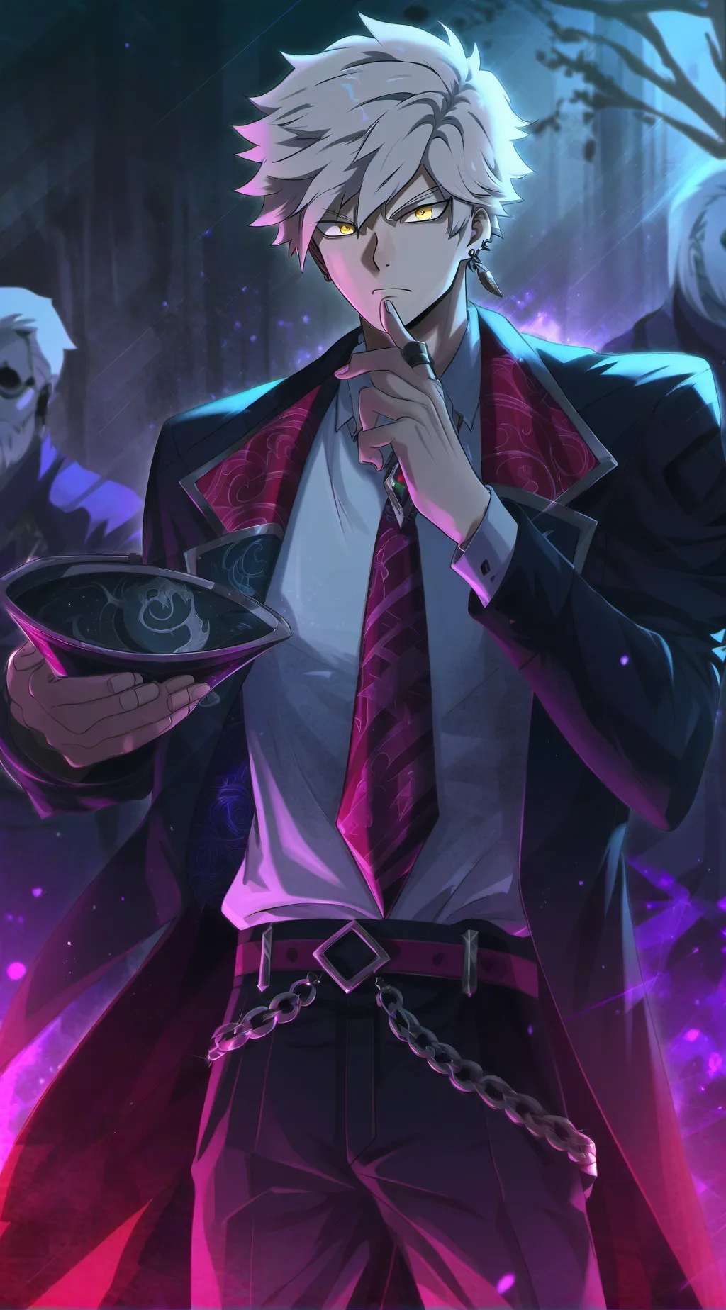 ai character: yandere bakugo background