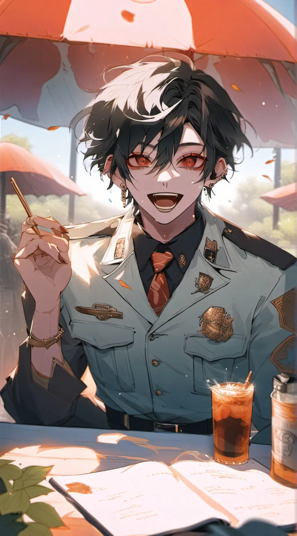 ai character: Carter background