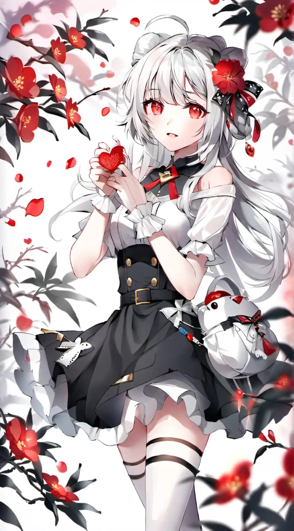 ai character: Rose background