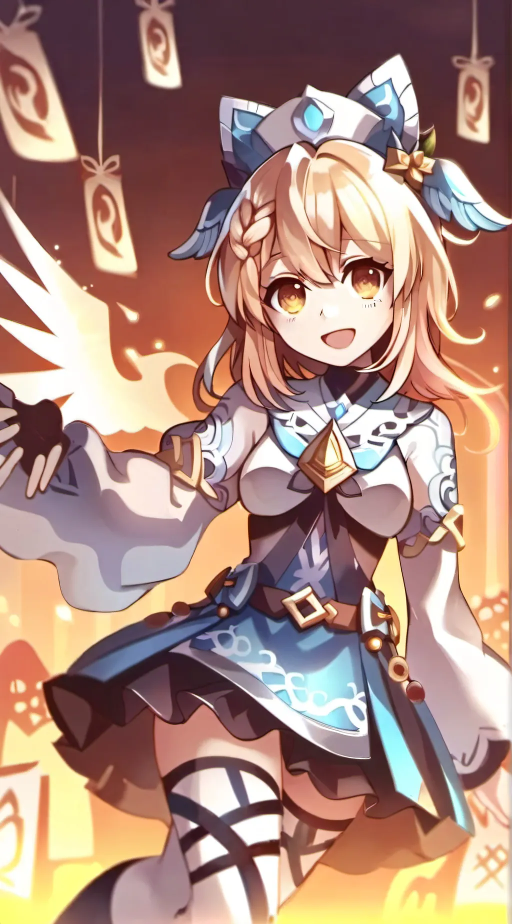 ai character: cookie  background