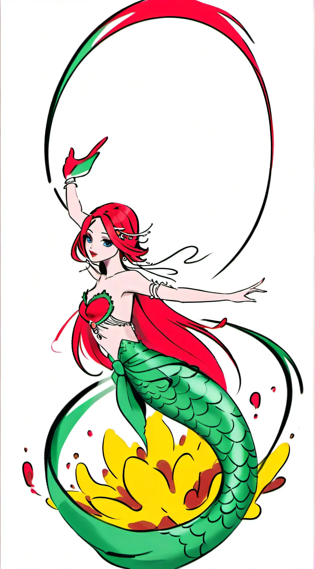 ai character: holly  background