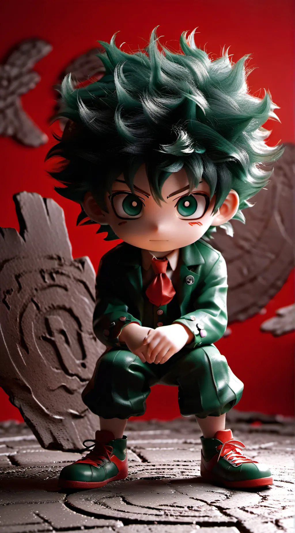 ai character: izuku background