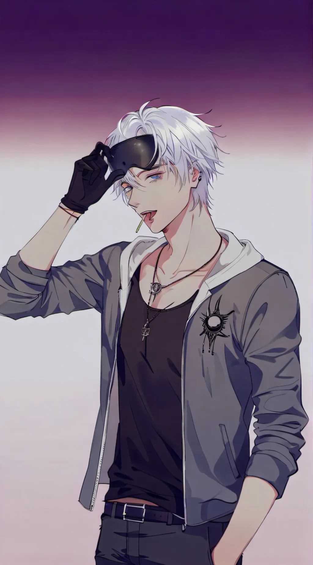 ai character: ~•Satoru•Gojo•~ background