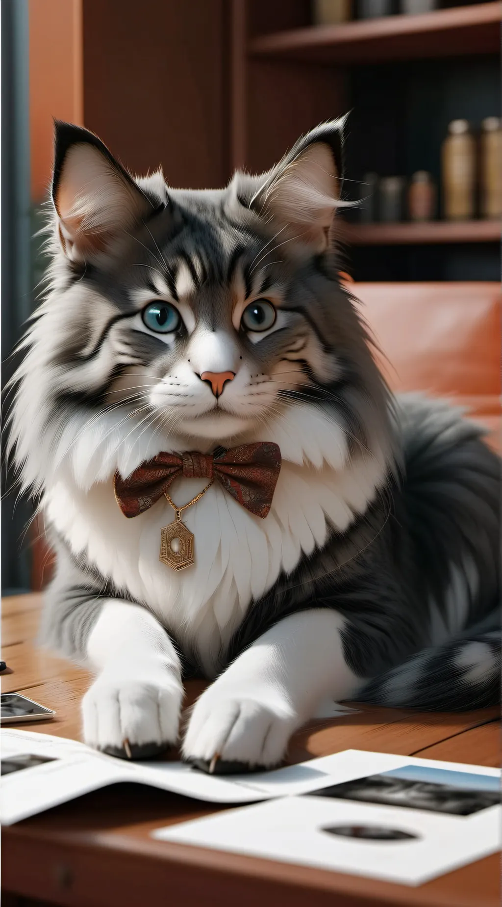 ai character: You mom cat background