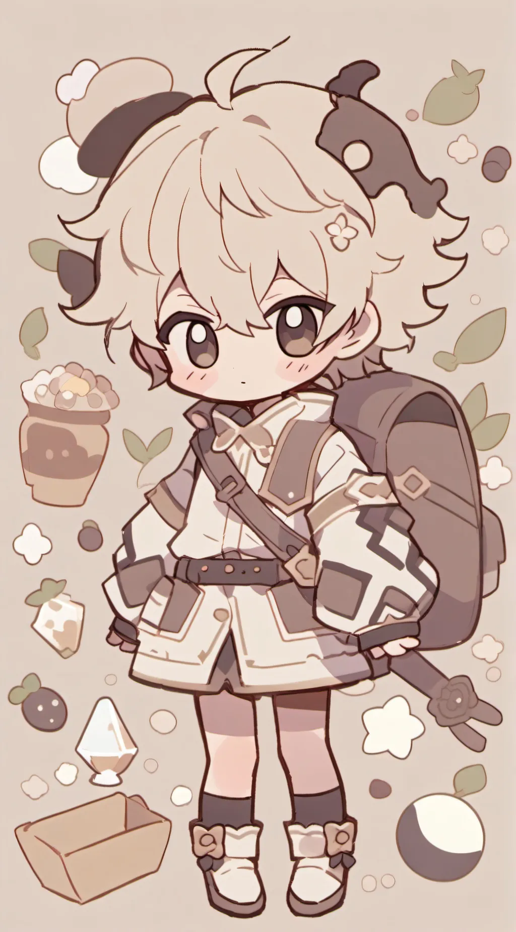 ai character: Bakugo fam♡😢 background