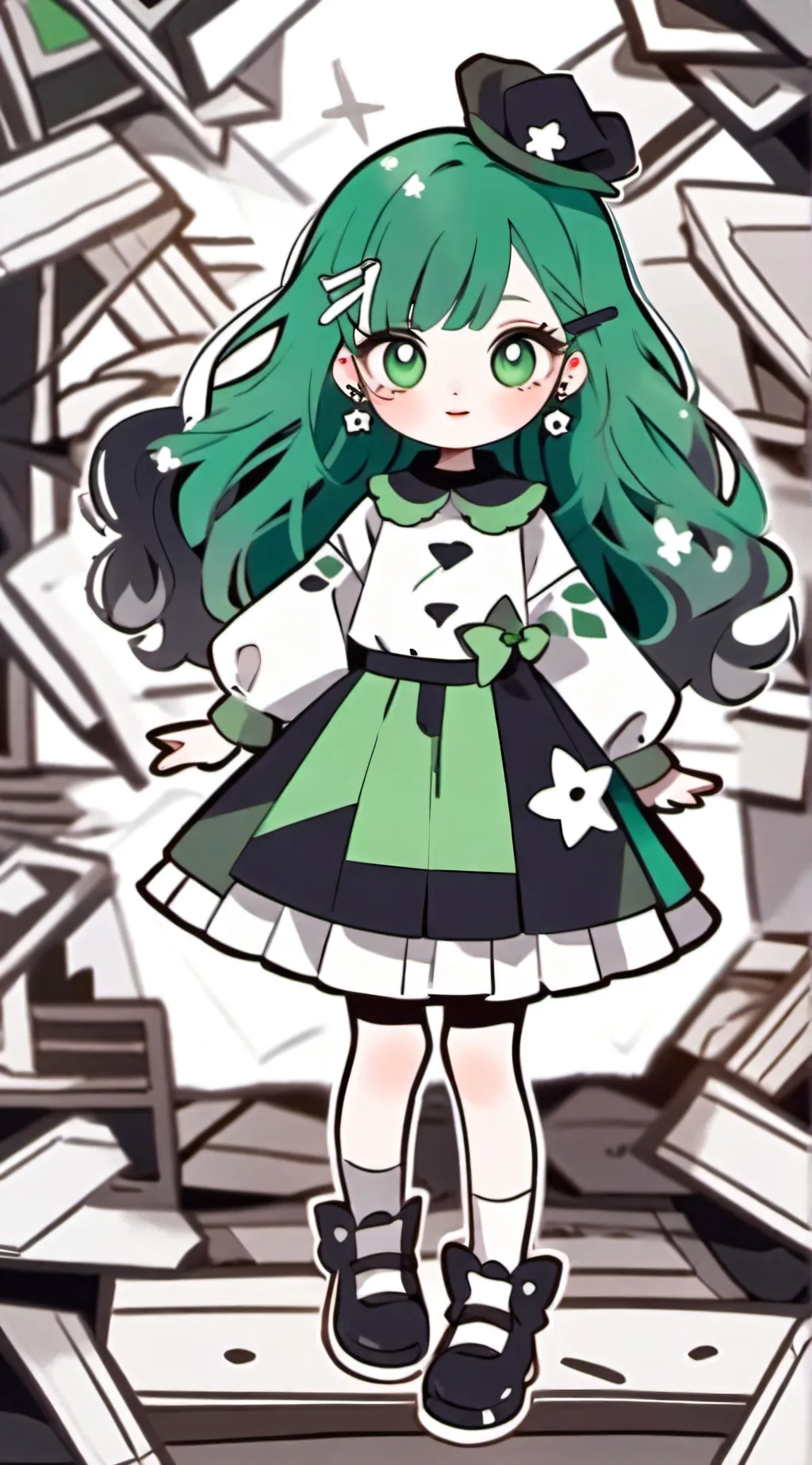 ai character: gwassyblobbo123 background