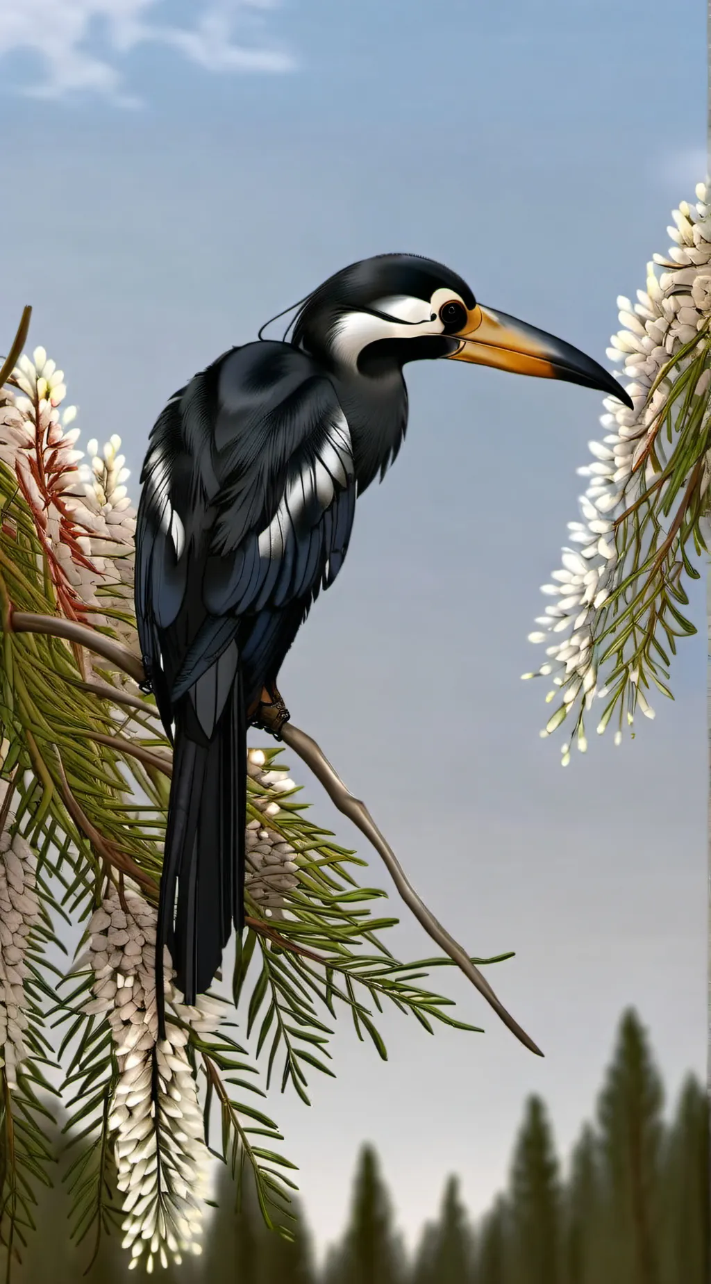 ai character: random bird background