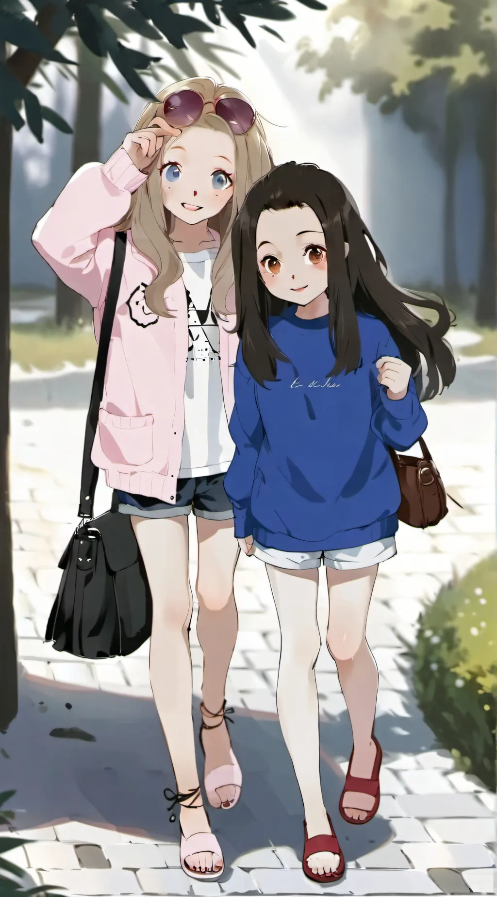 ai character: Trinity and Hailey background