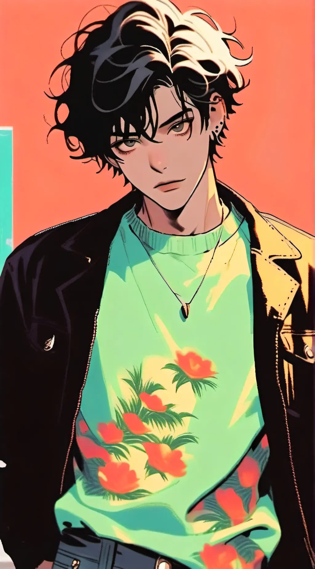 ai character: 🏳️‍🌈Leo🏳️‍🌈 background