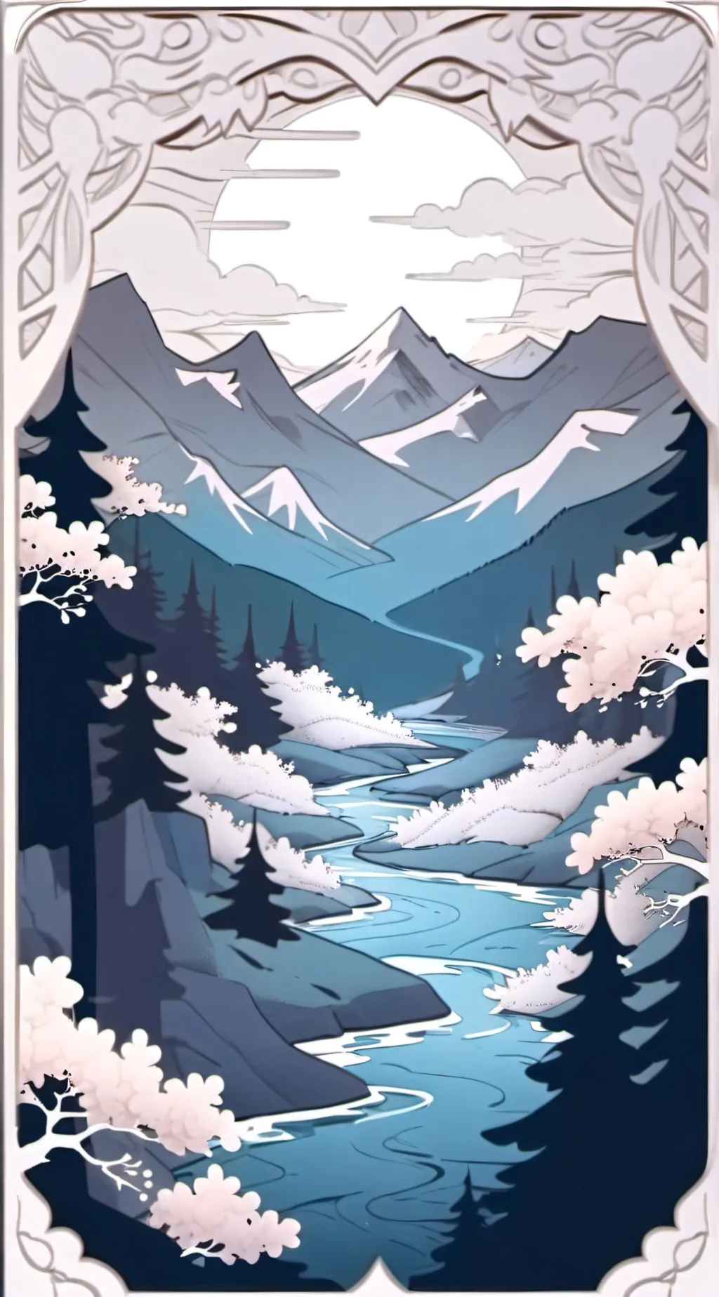 ai character: Cat and screamer  background