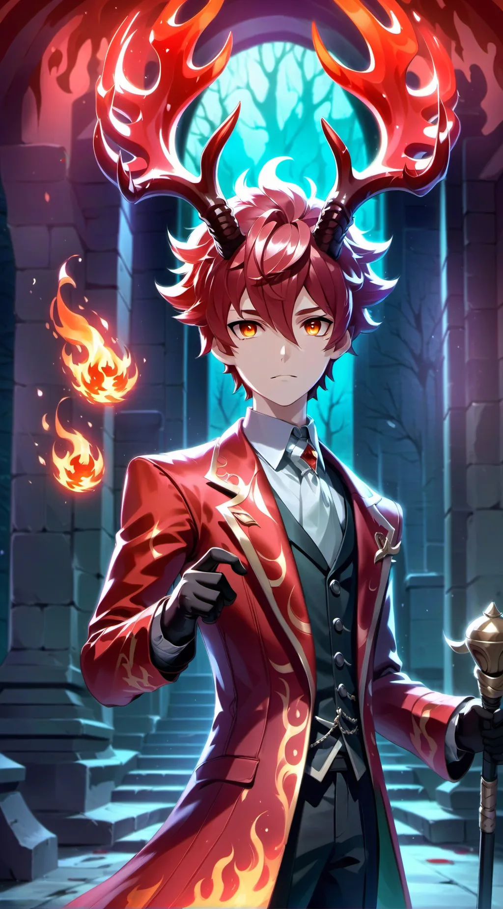 ai character: ALASTOR HH background