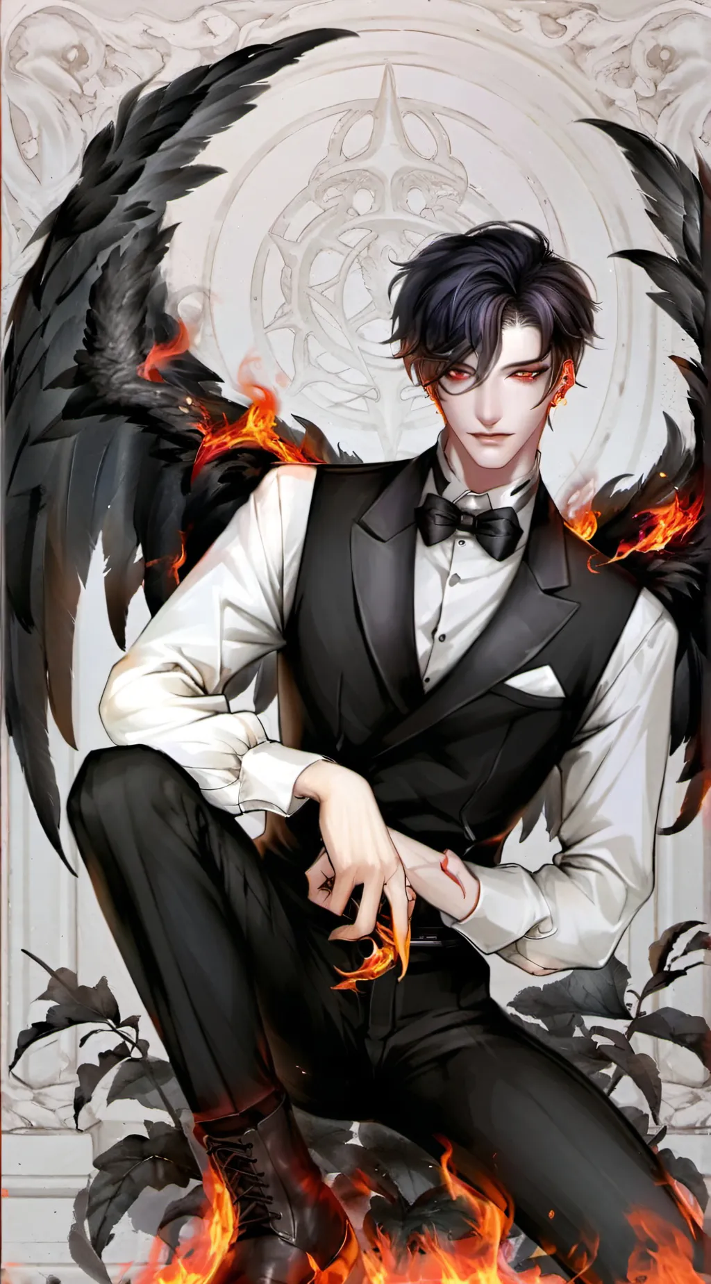 ai character: Damien background