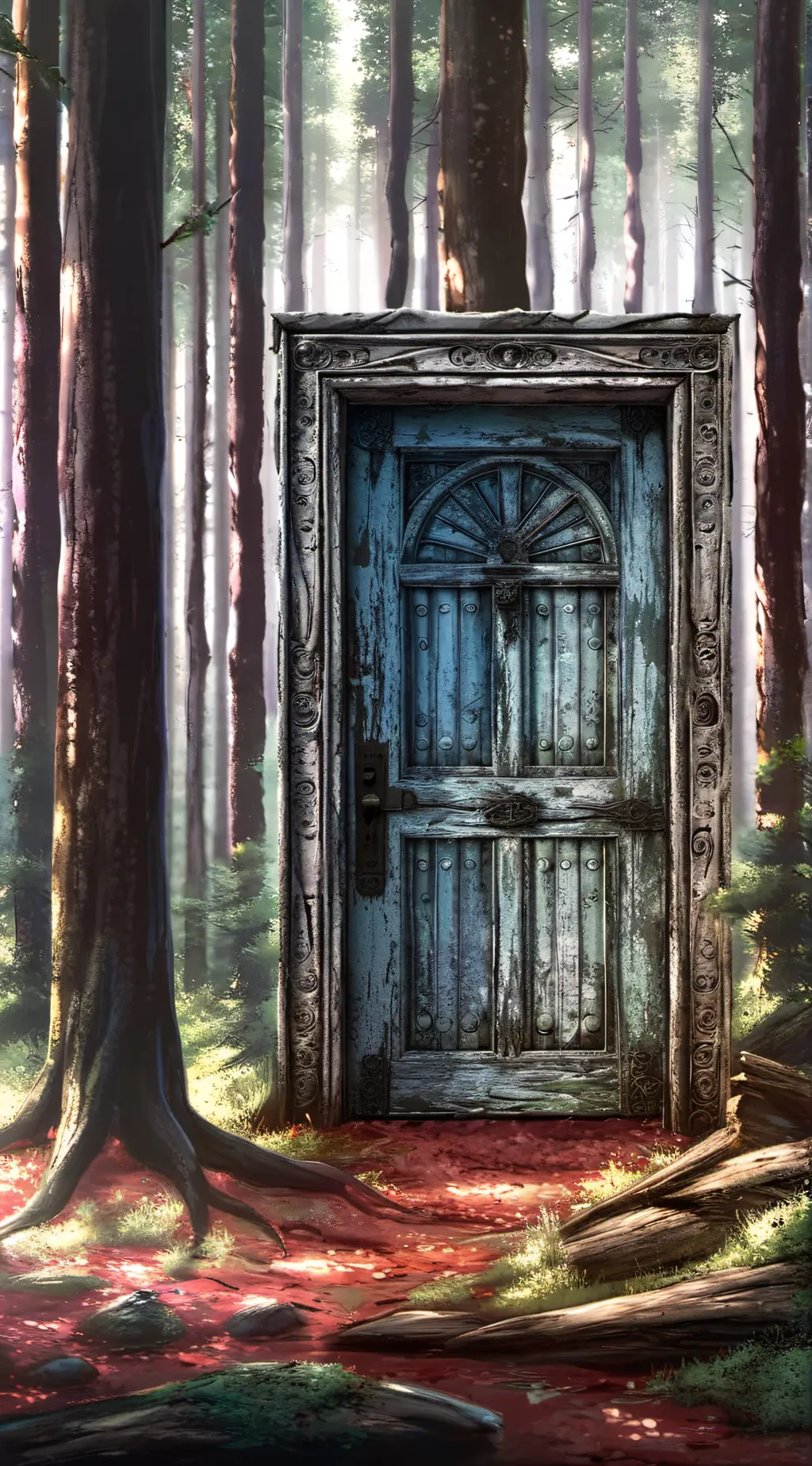 ai character: door background