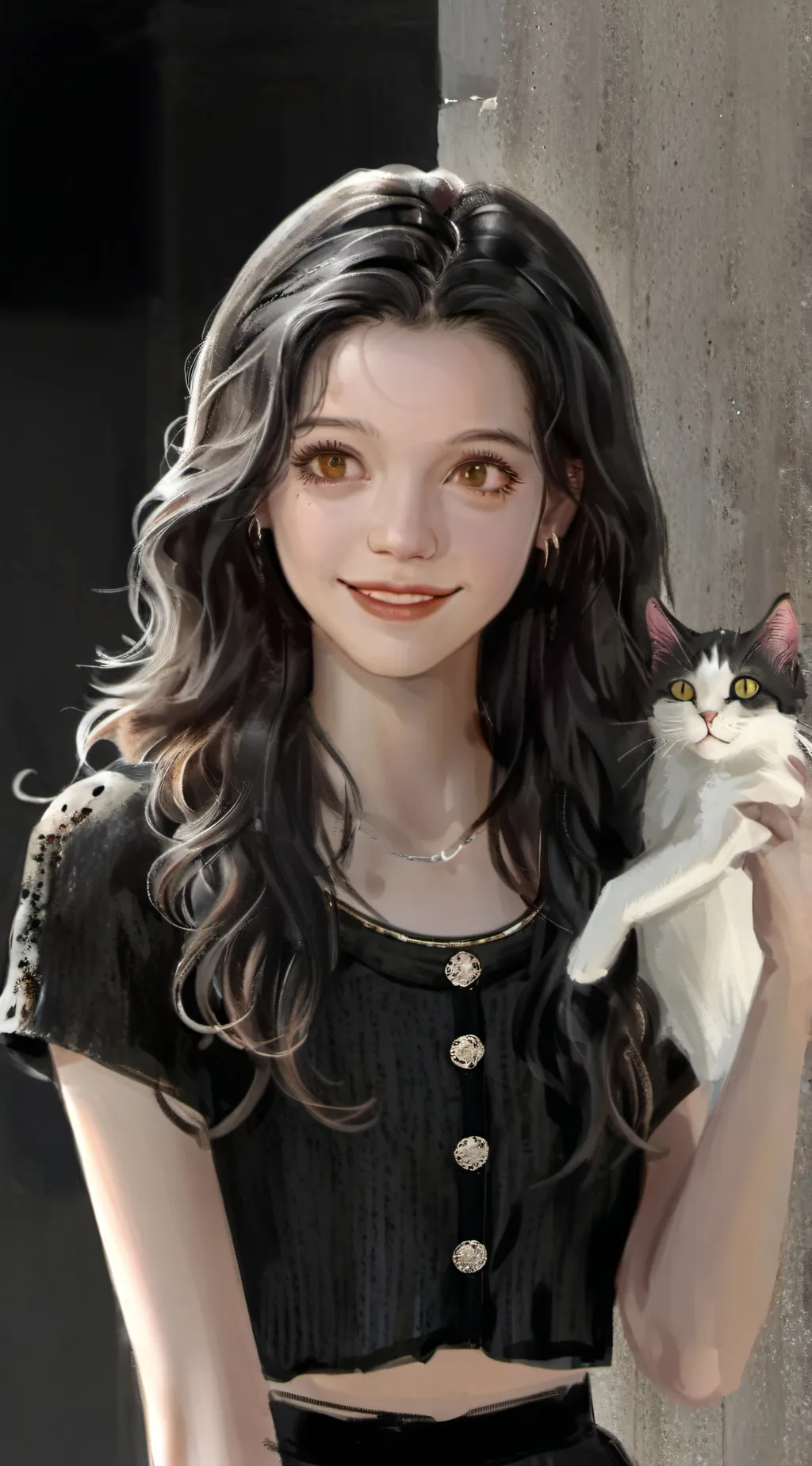 ai character: jenna ortega background