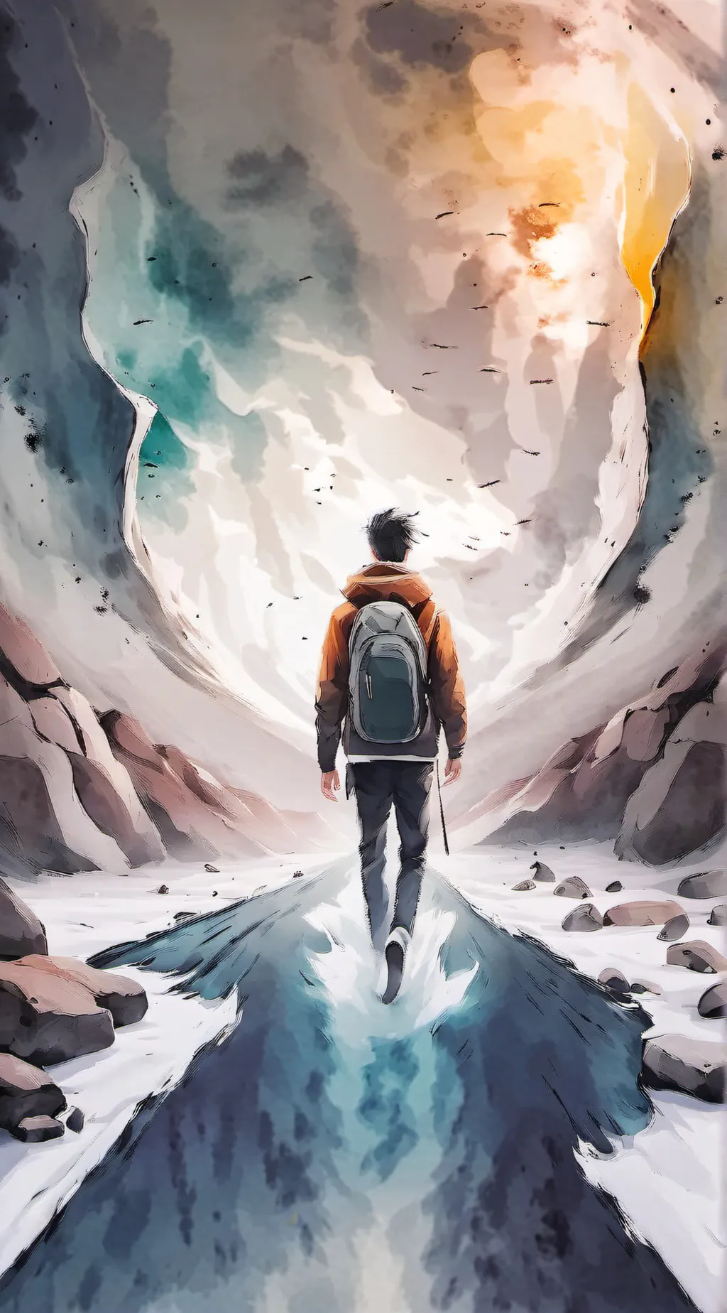 ai character: Let's explore  background