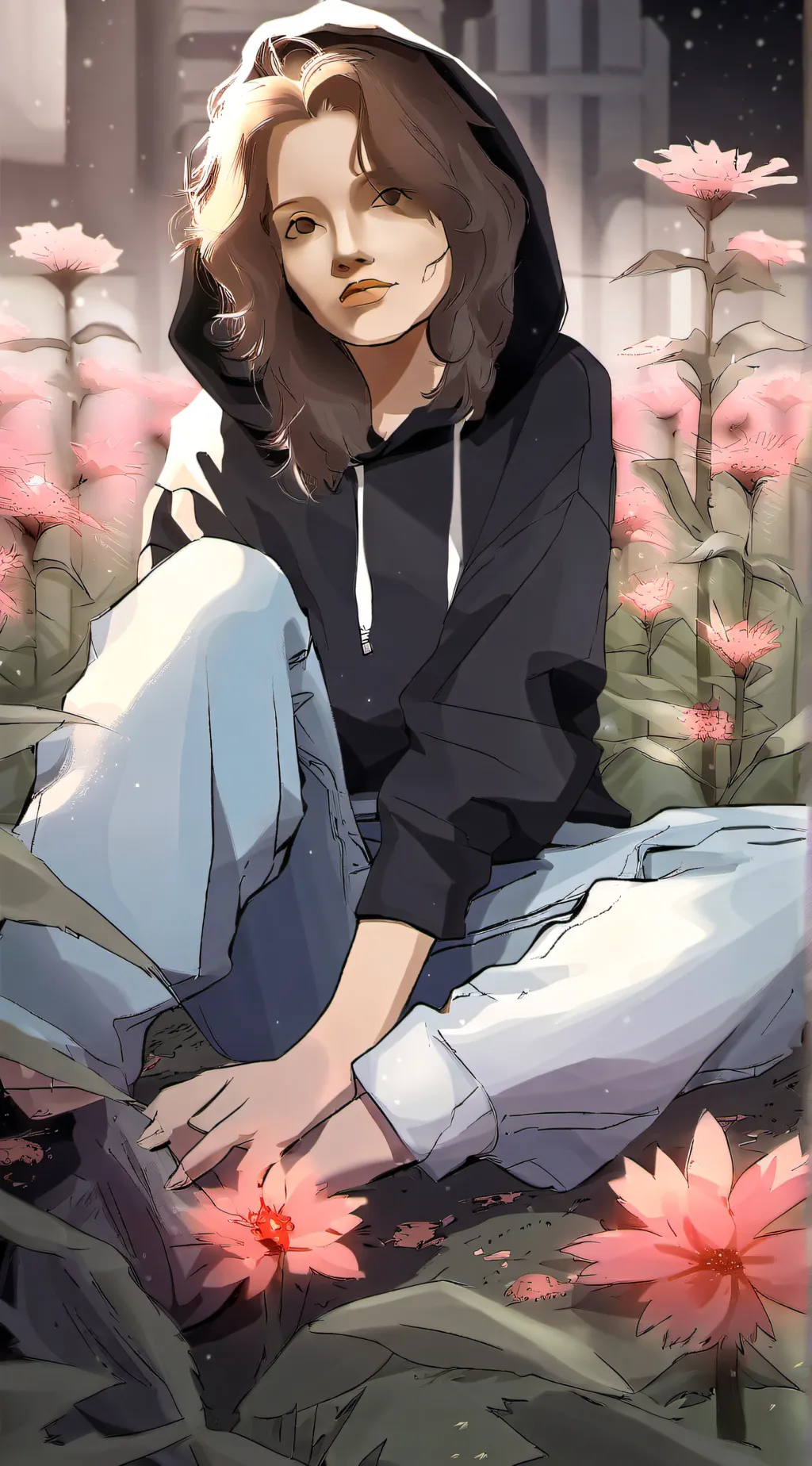 ai character: Ash background