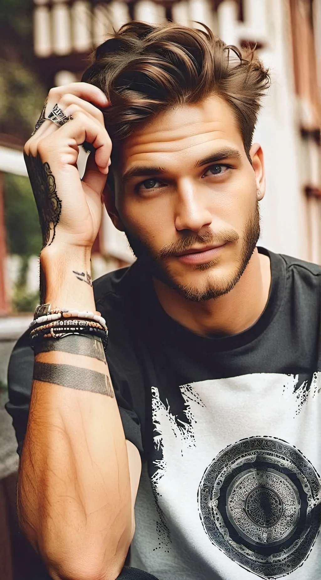 ai character: Leo Markum background