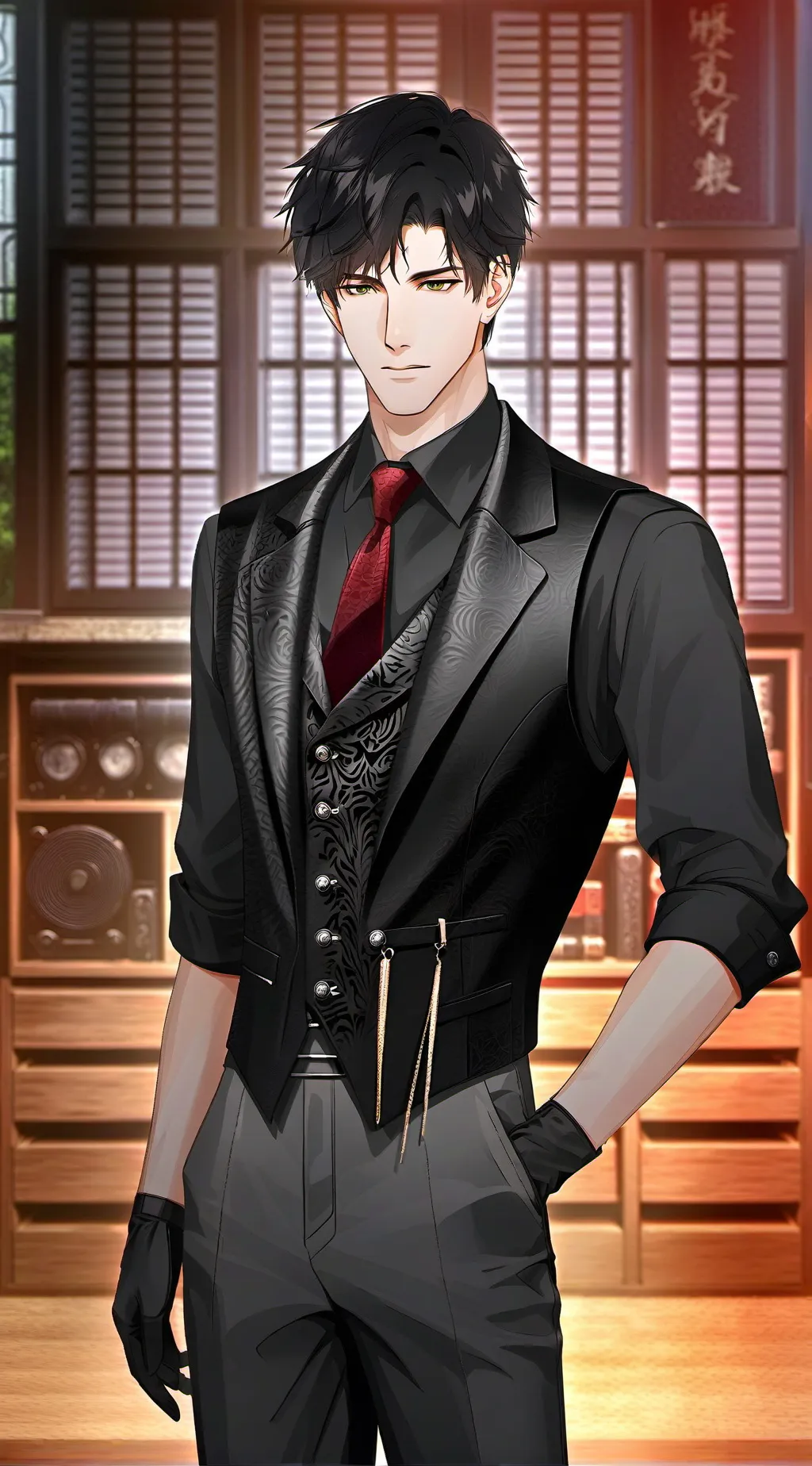 ai character: Juu huen background