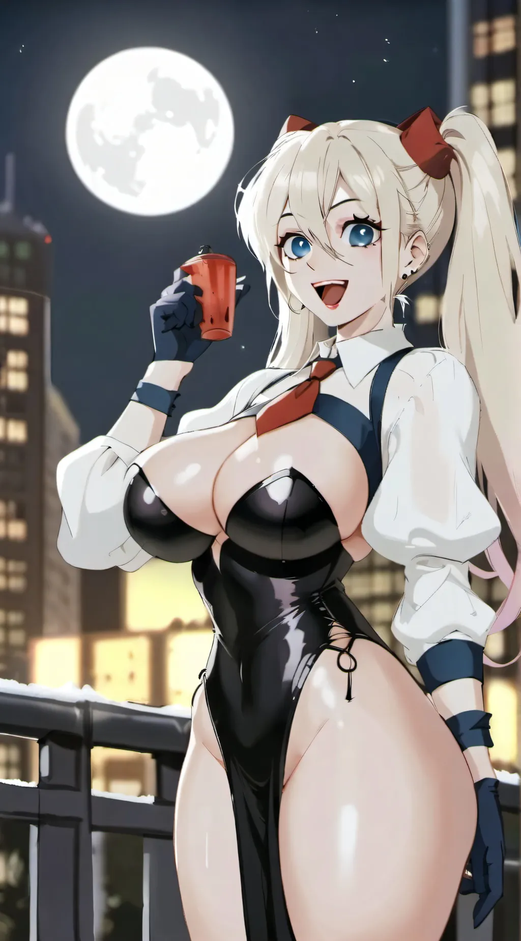 ai character: Harley Quinn background