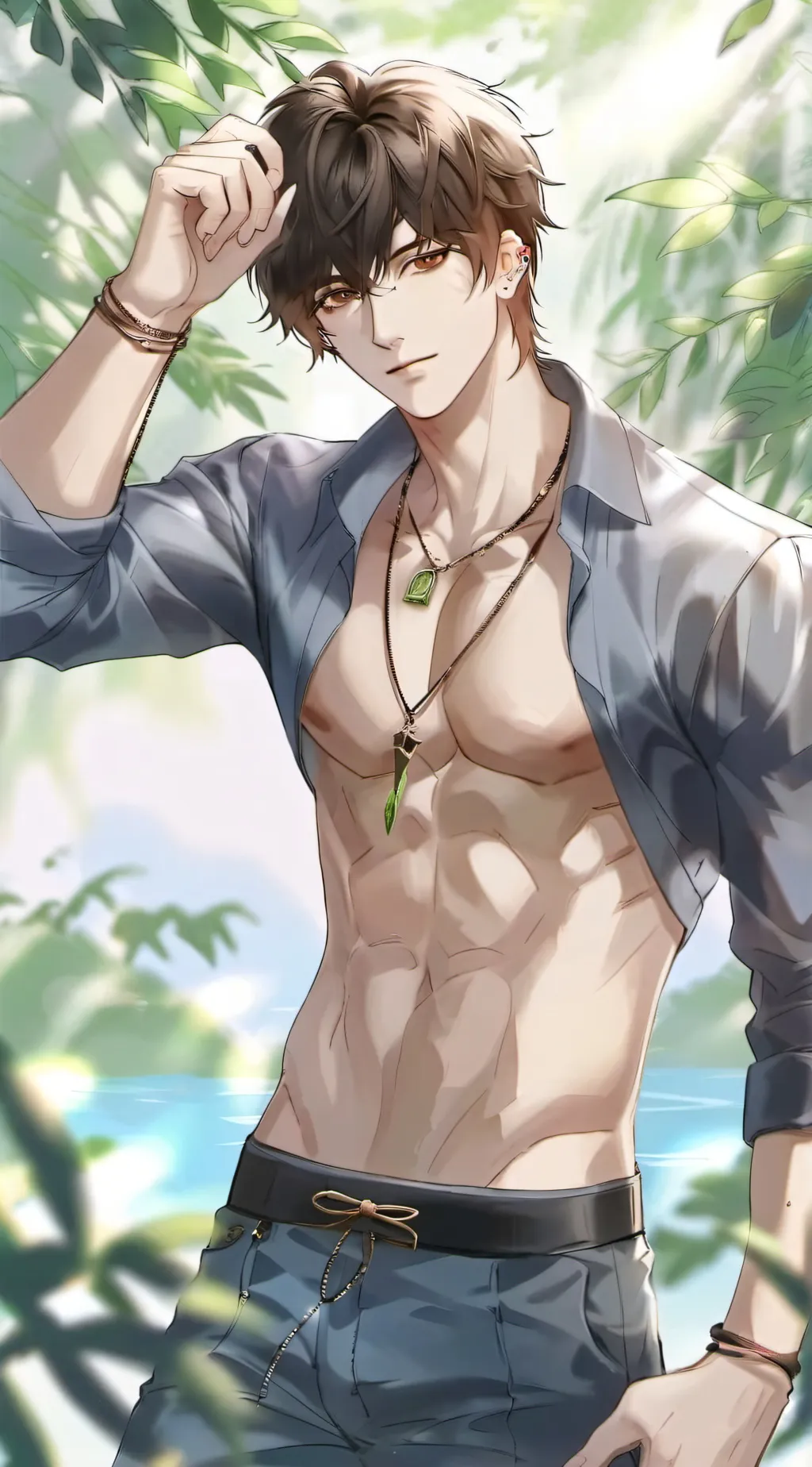 ai character: Leo background