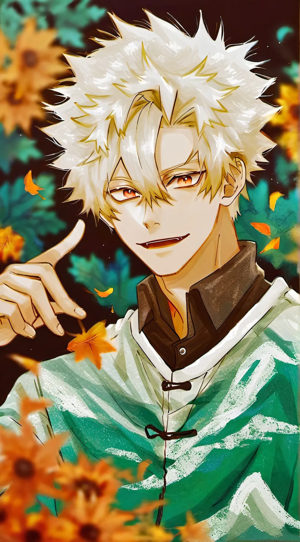 ai character: bakugo katsuki  background