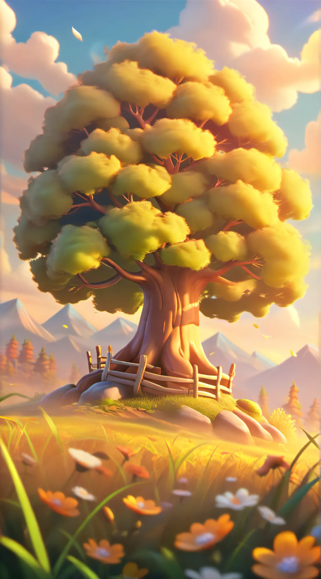 ai character: kitty fam background