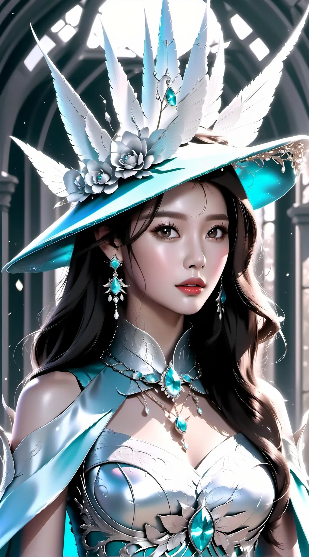 ai character: Queen melody  background