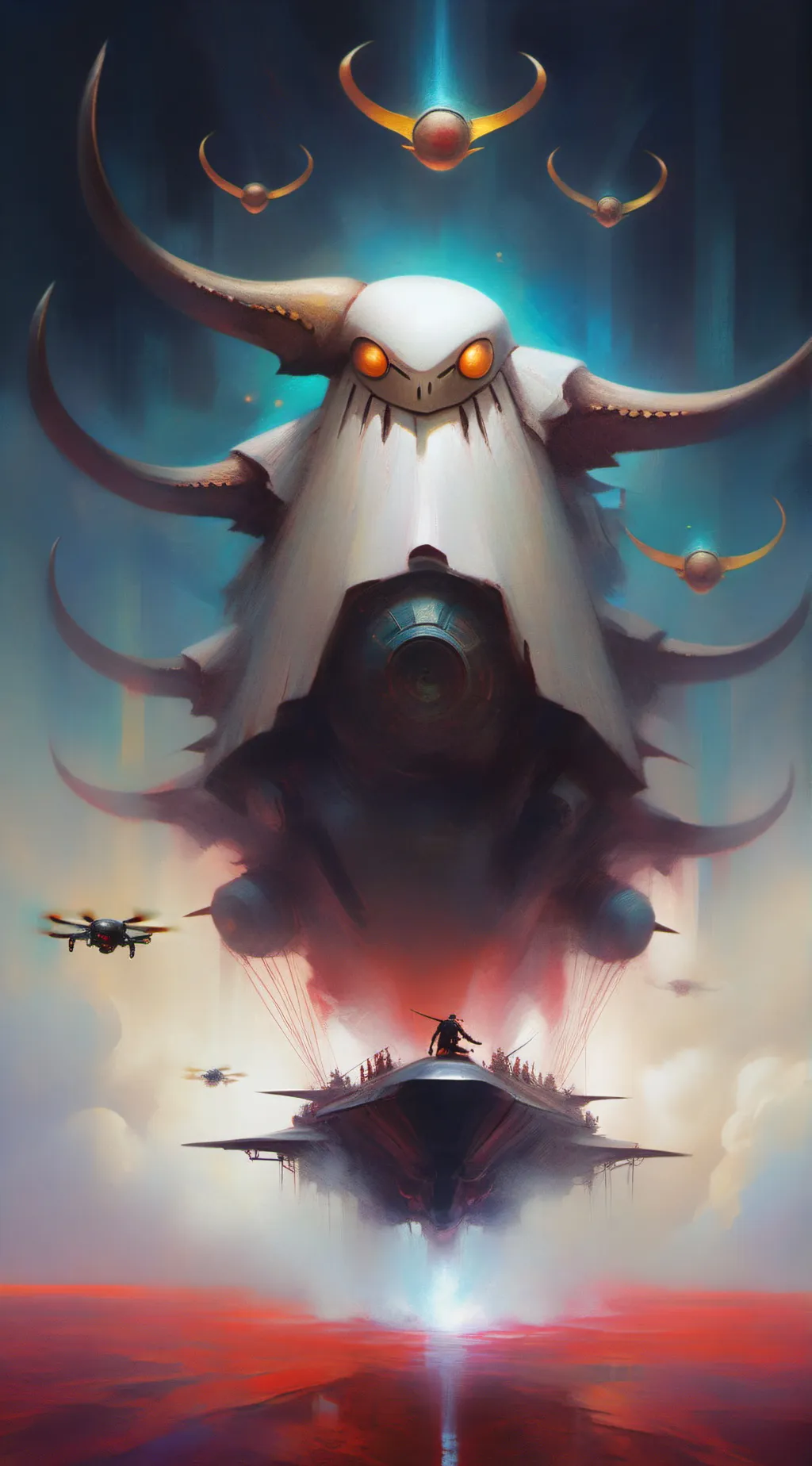 ai character: muder drone/hellva background