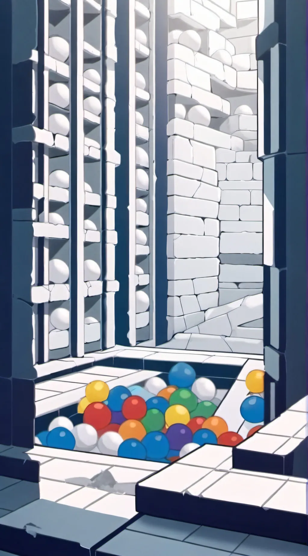 ai character: Fnaf into the pit background