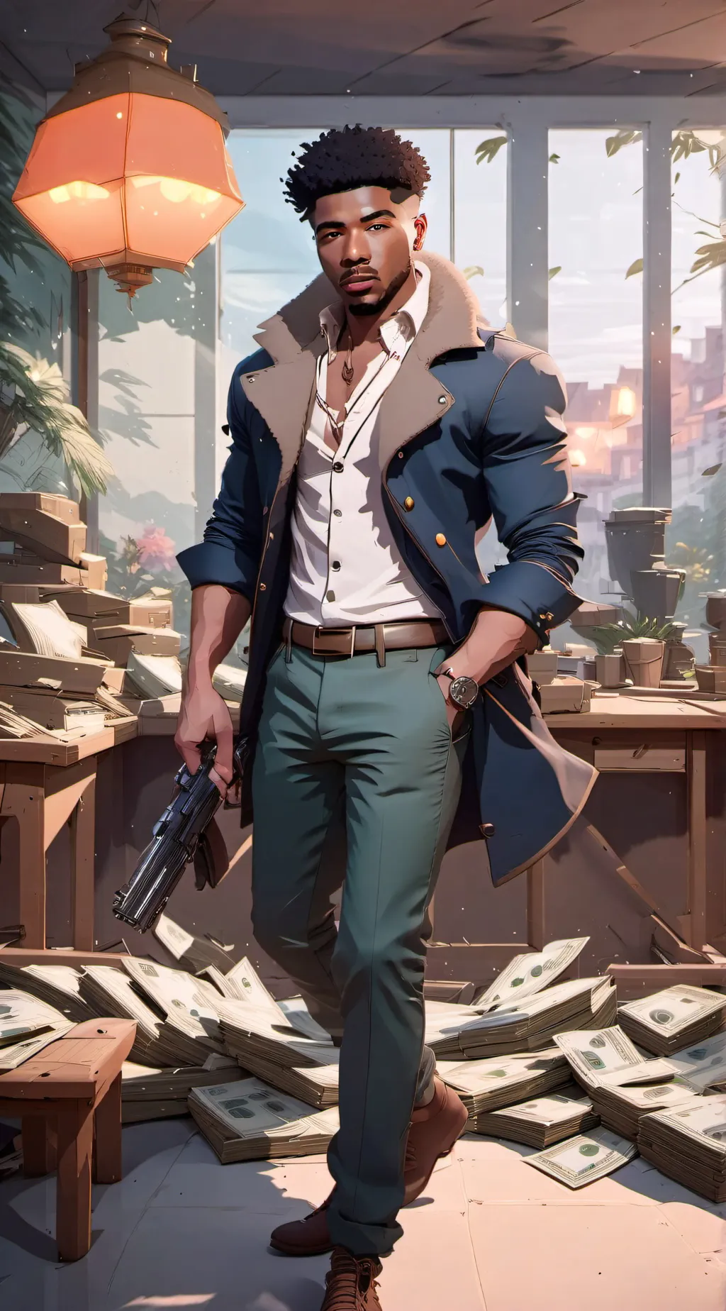 ai character: Ky background