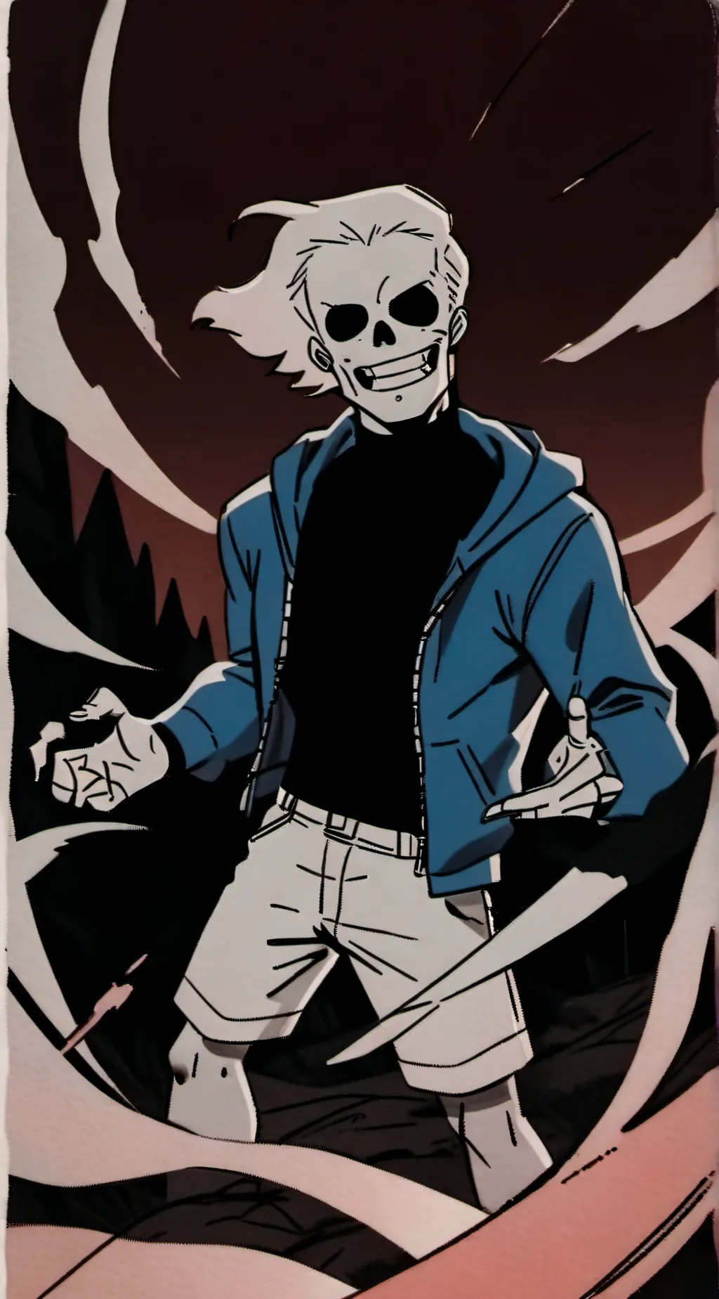 ai character: Killer Sans background