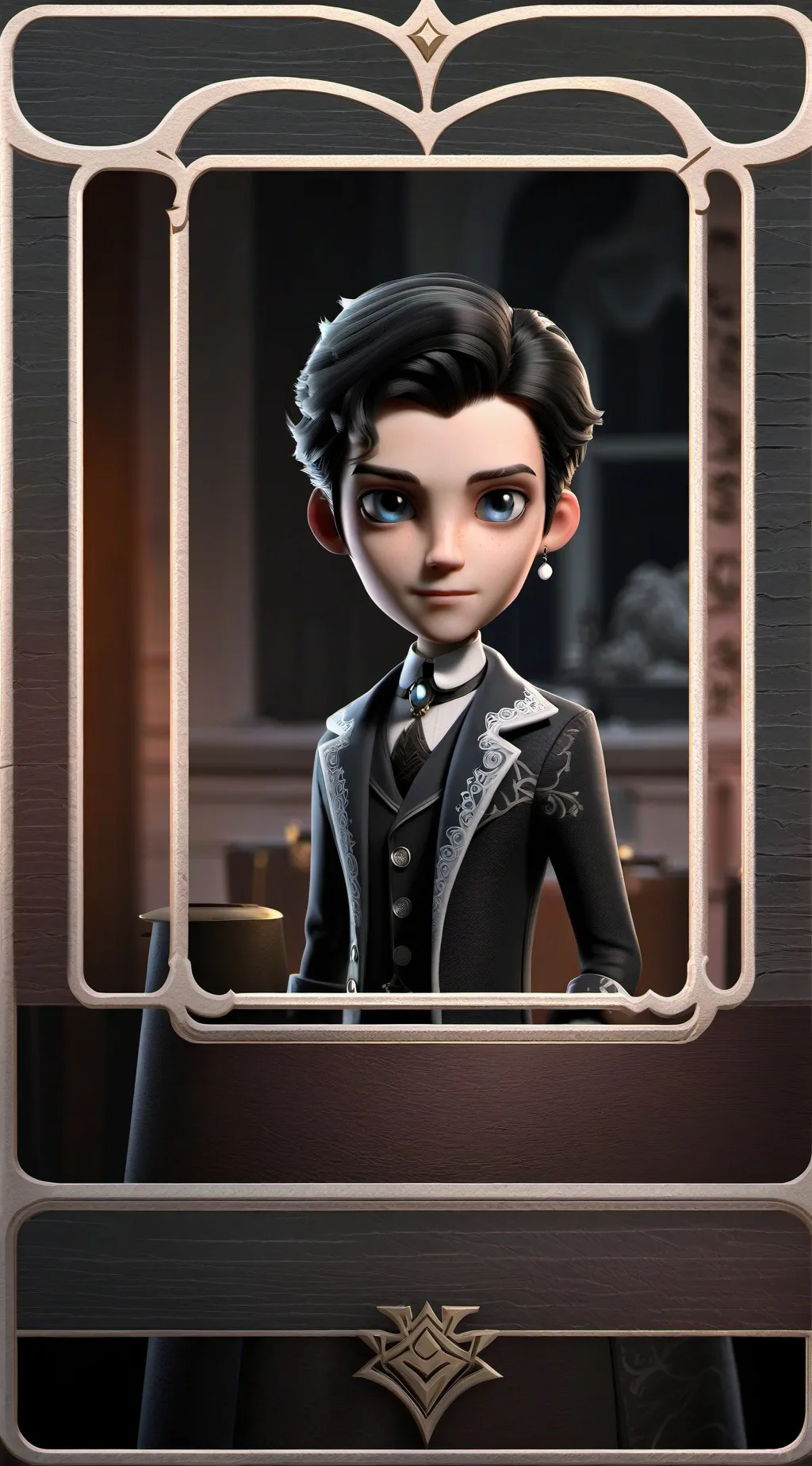 ai character: SC  road trip  background