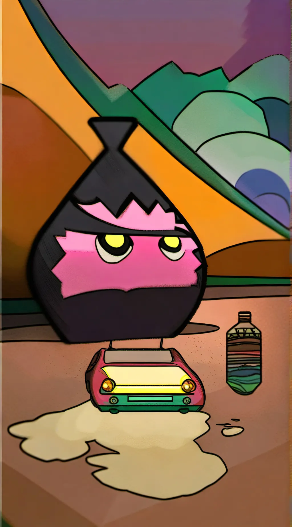 ai character: Pico X Boyfriend  background